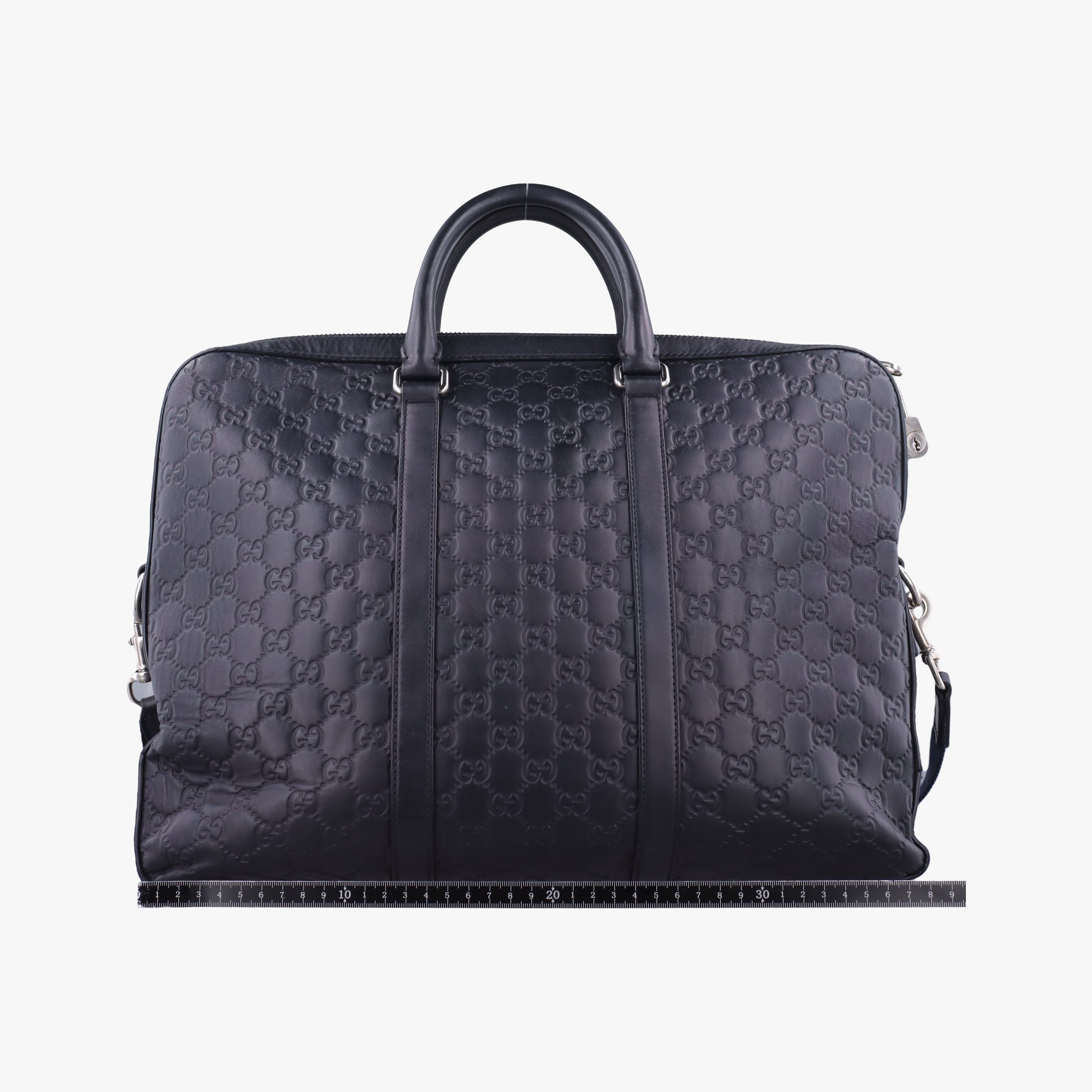 Secondhand Gucci Signature Navy Leather 428041 shoulderbag | stylenewstar