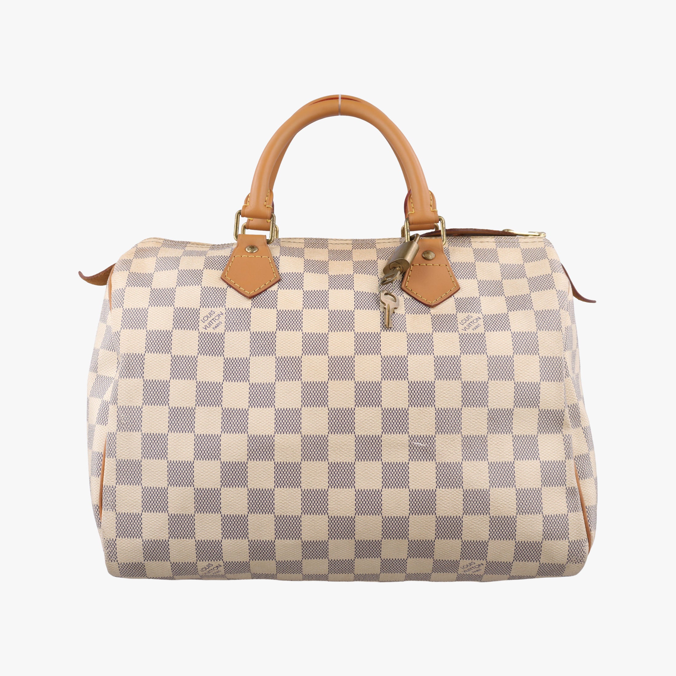Pre-owned Louis Vuitton Speedy 30 AZUR Damier Canvas N41533 handbag | stylenewstar