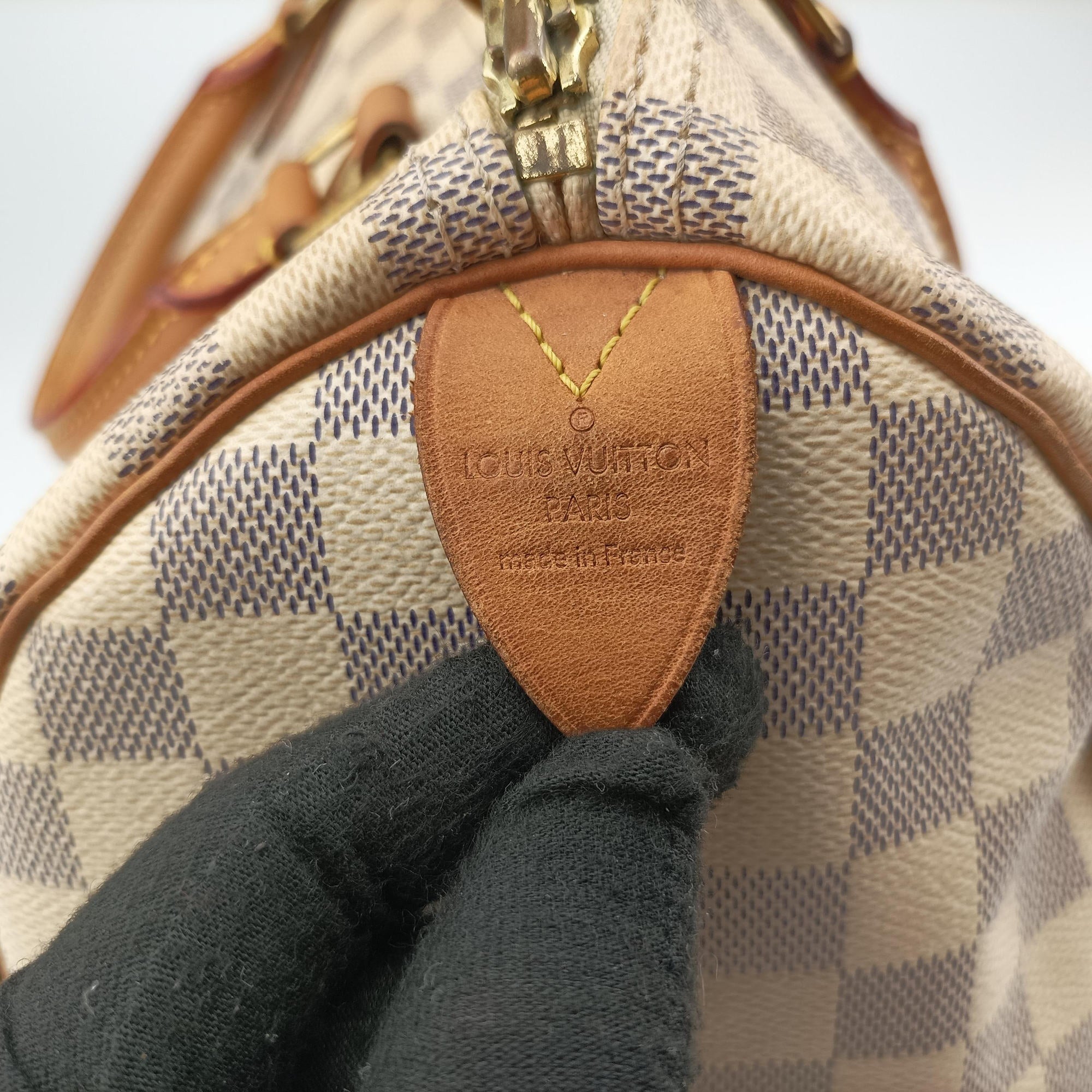Pre-owned Louis Vuitton Speedy 30 AZUR Damier Canvas N41533 handbag | stylenewstar
