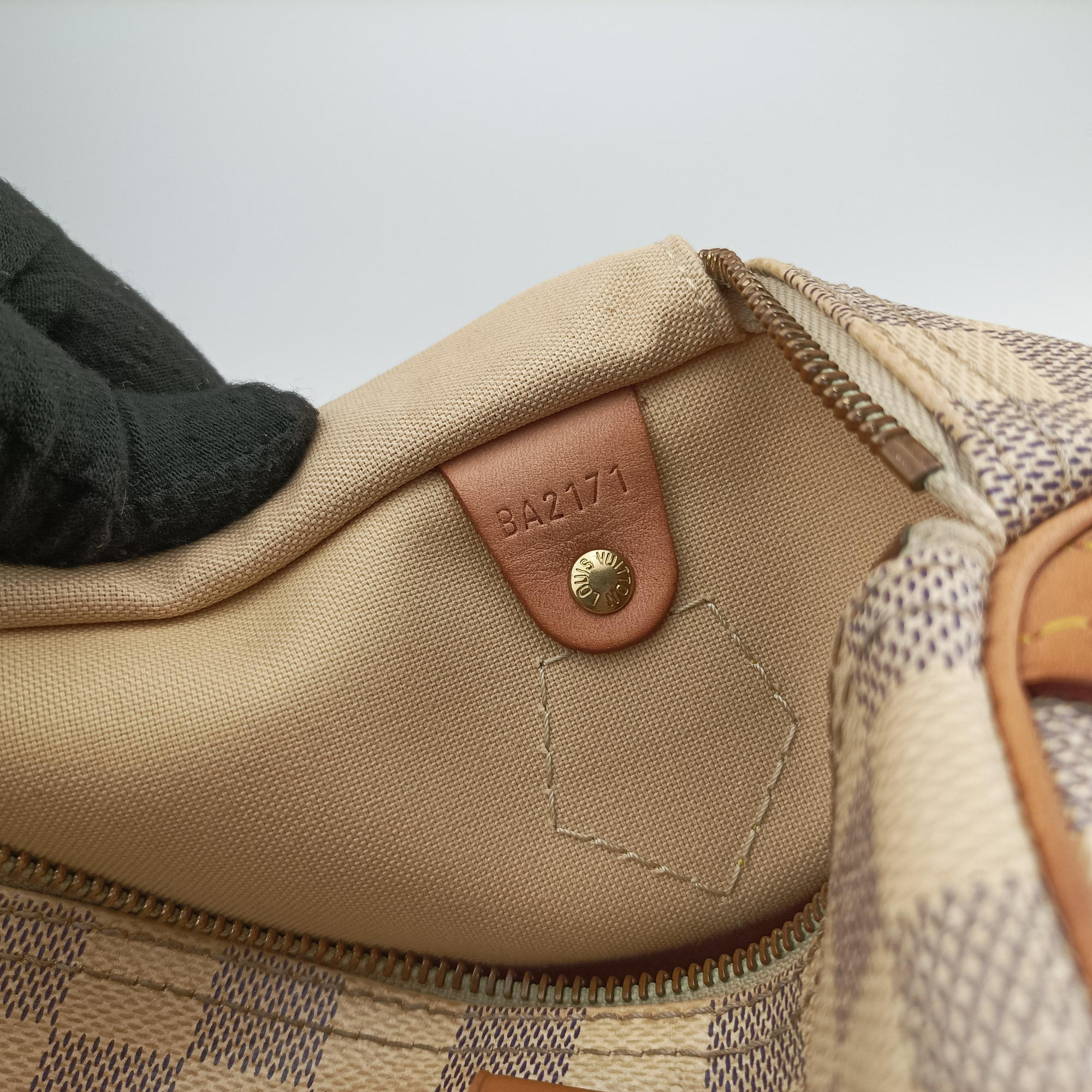 Pre-owned Louis Vuitton Speedy 30 AZUR Damier Canvas N41533 handbag | stylenewstar