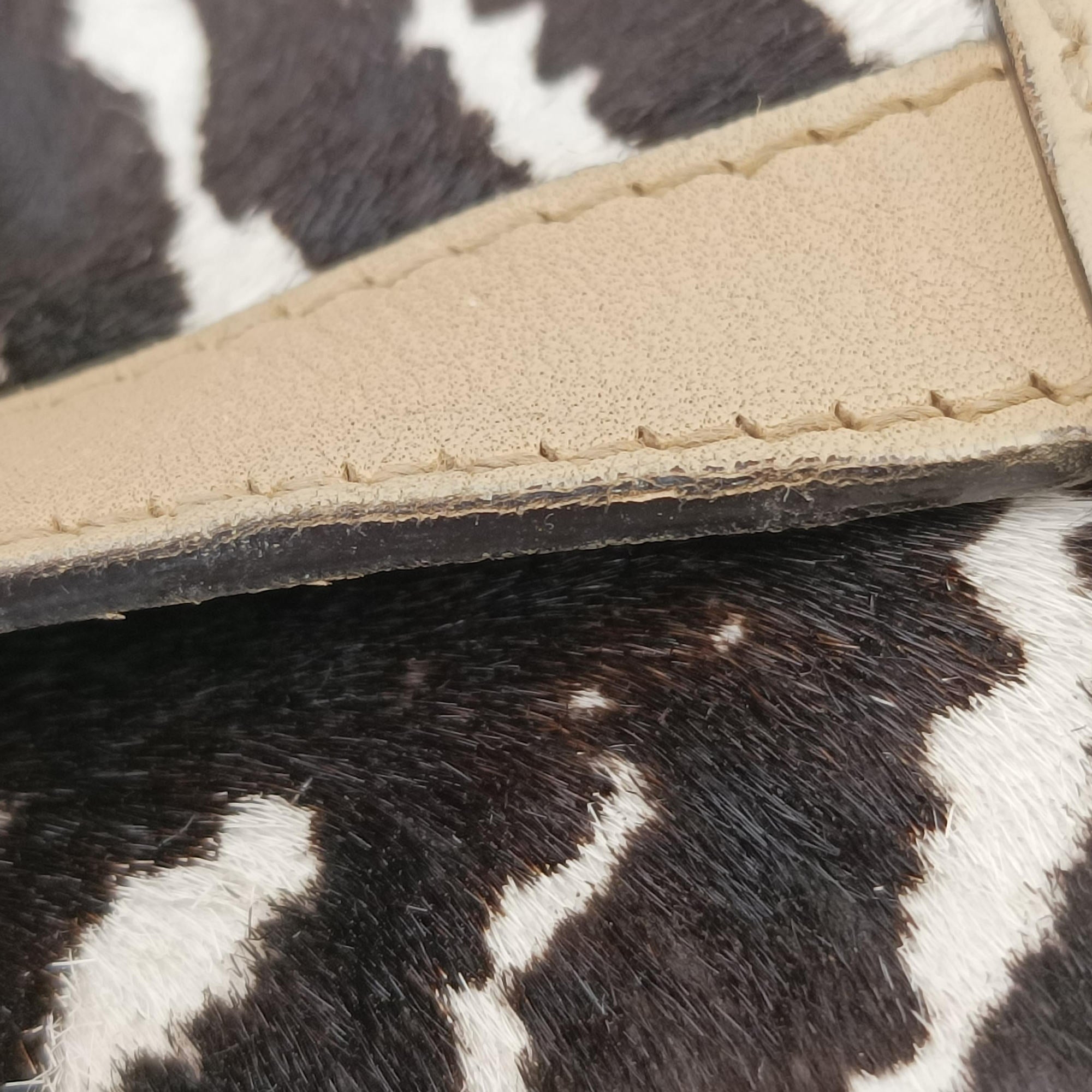 Pre-owned Gucci Broadway Multicolour ponyhair×leather 283061 shoulderbag | stylenewstar