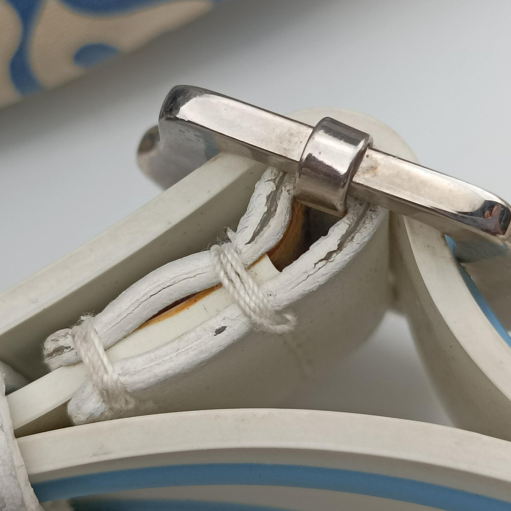 Vintage Christian Dior Vintage Surf Chick Blue x multi canvas x leather  shoulderbag | stylenewstar