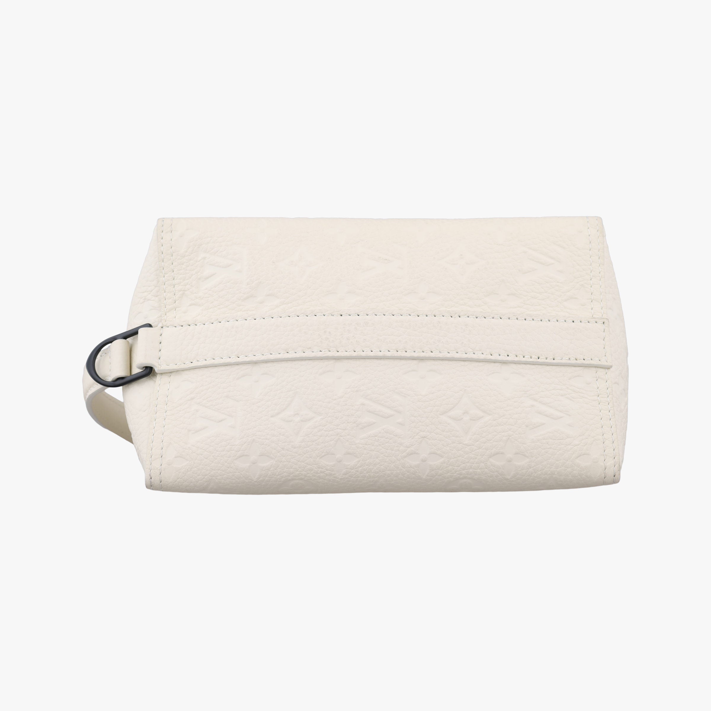 Pre-owned Louis Vuitton Triangle Messenger white Taurillon leather M55927 shoulderbag | stylenewstar