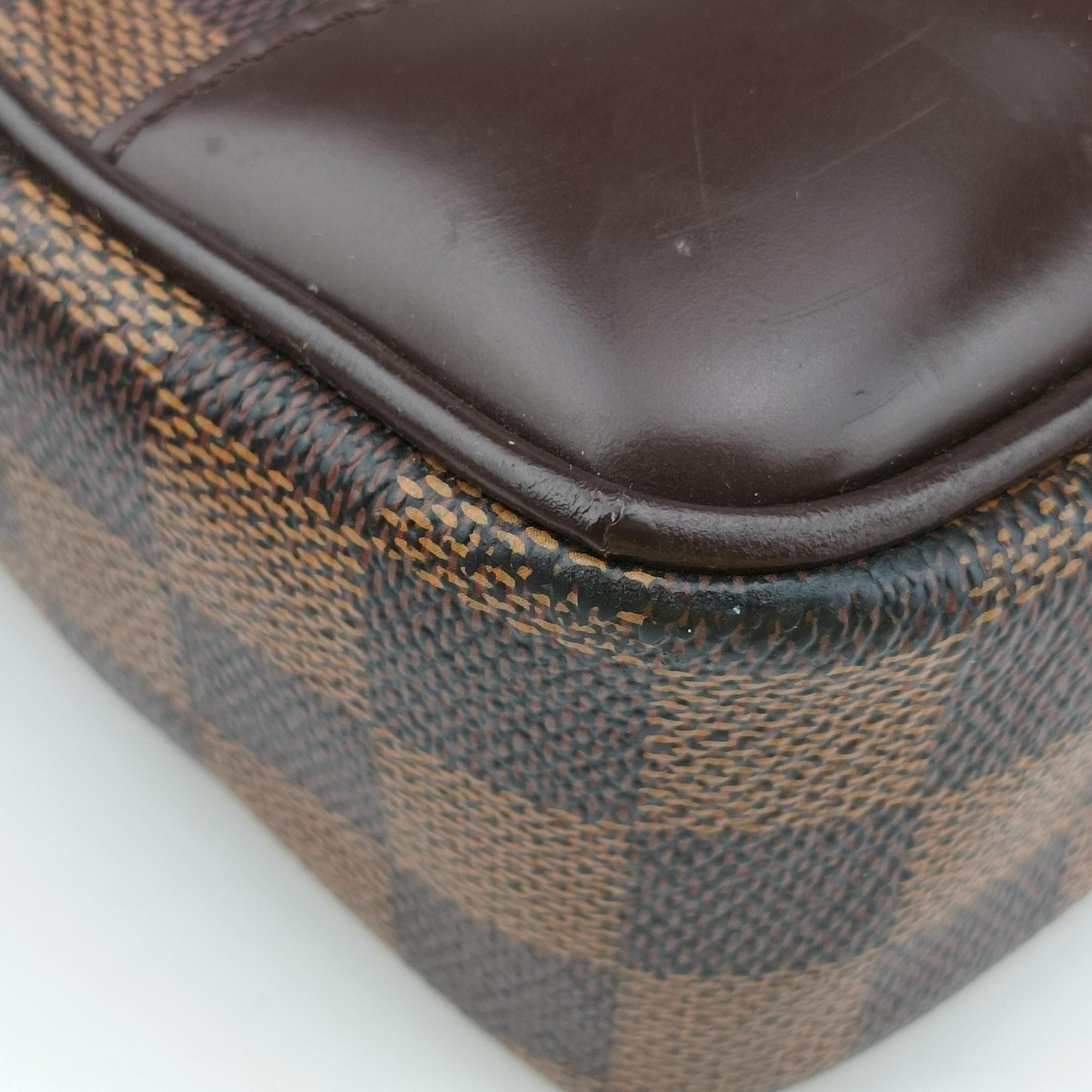Vintage Louis Vuitton Porte Documents Voyage EBENE Damier Canvas N41124 handbag | stylenewstar
