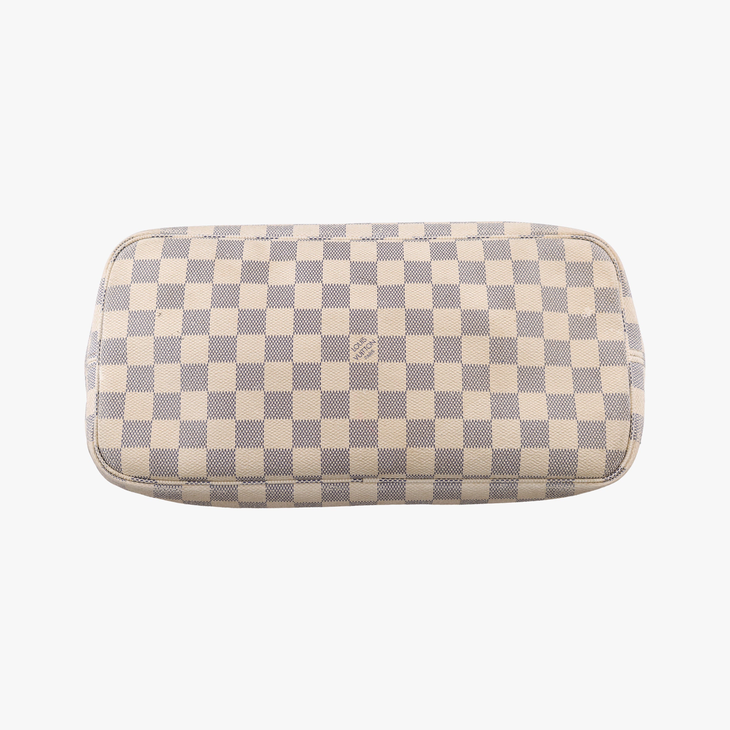 Pre-owned Louis Vuitton Neverfull MM Azur Damier Canvas N51107 handbag | stylenewstar