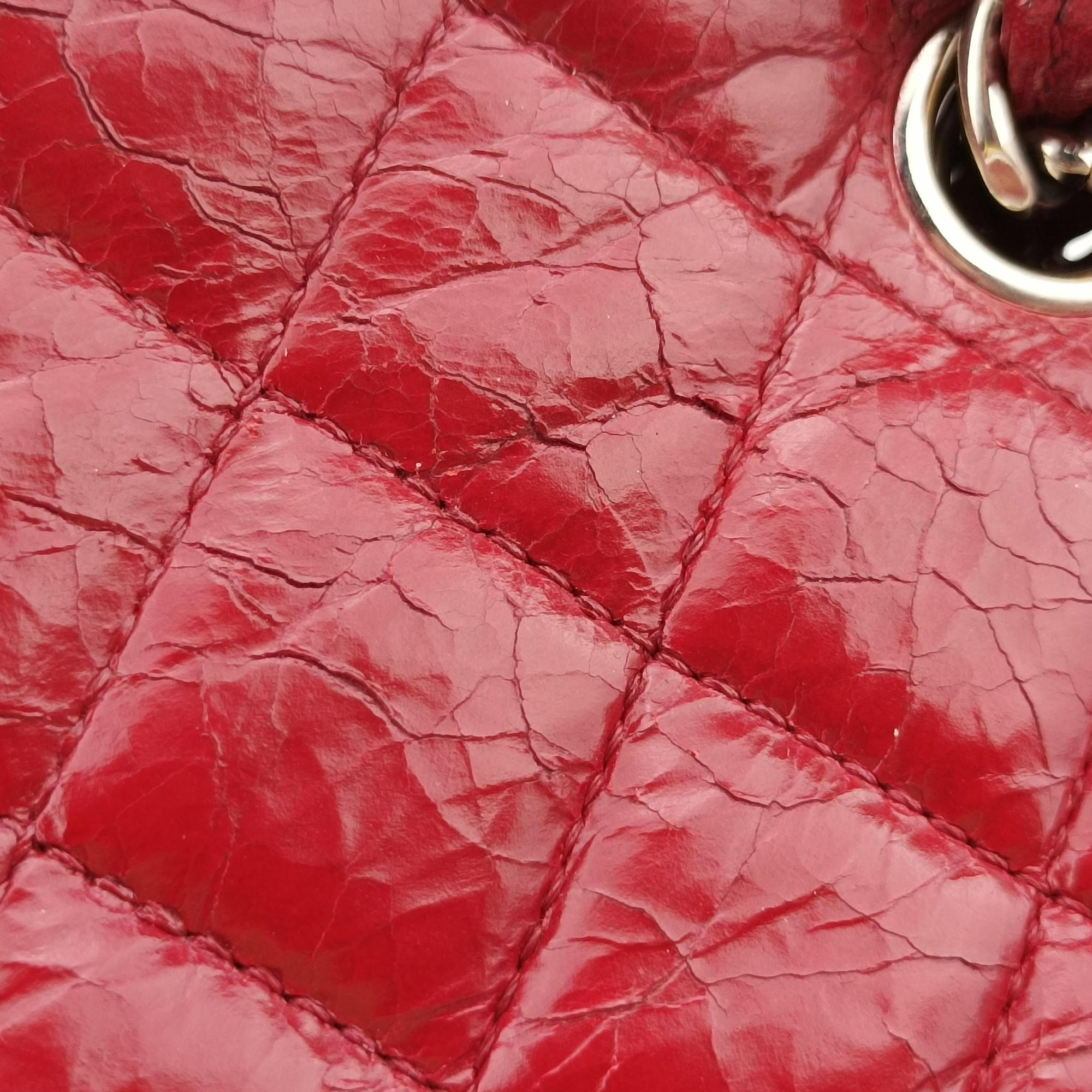 Pre-owned Chanel Mademoiselle Bowling Red lambskin A66869 shoulderbag | stylenewstar
