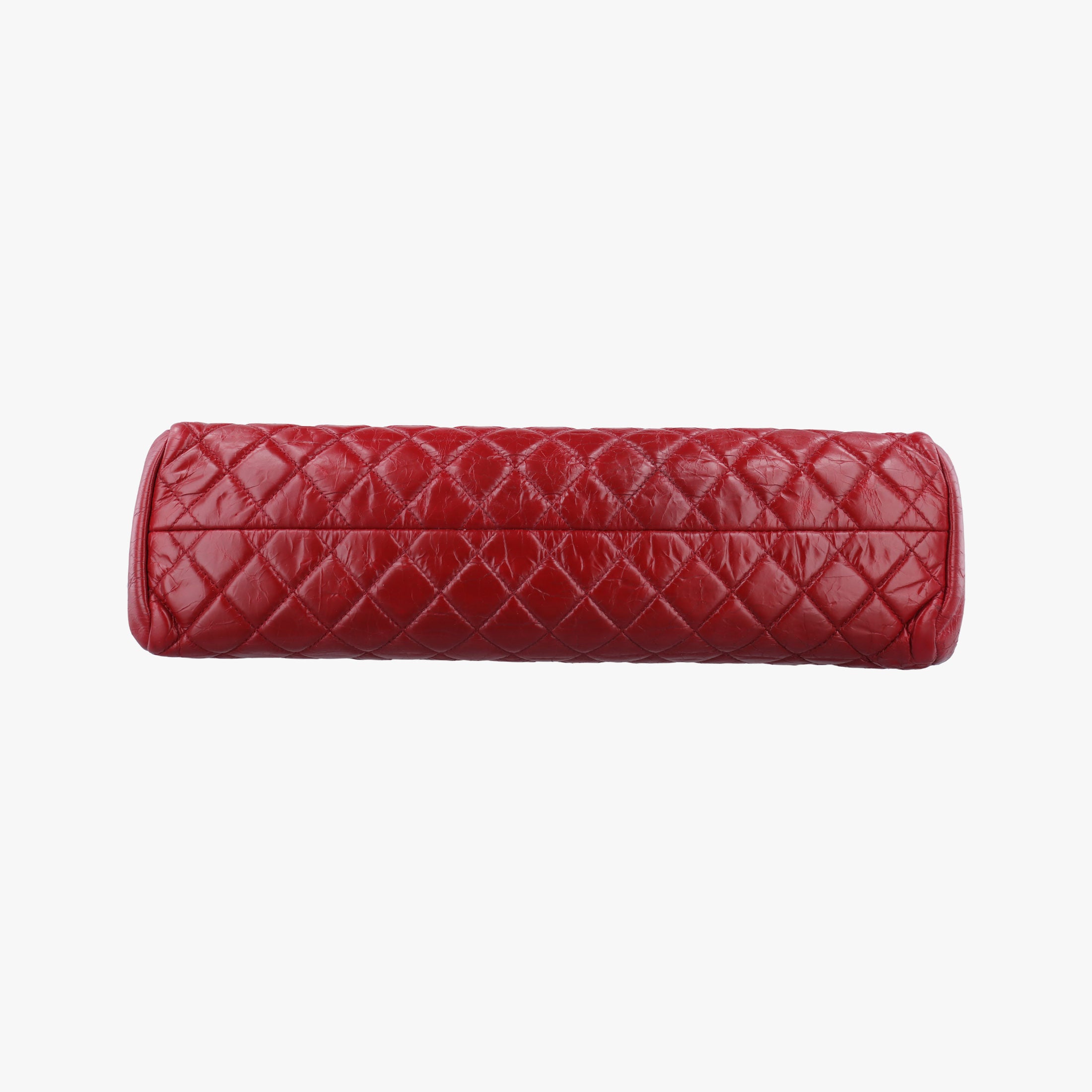 Pre-owned Chanel Mademoiselle Bowling Red lambskin A66869 shoulderbag | stylenewstar