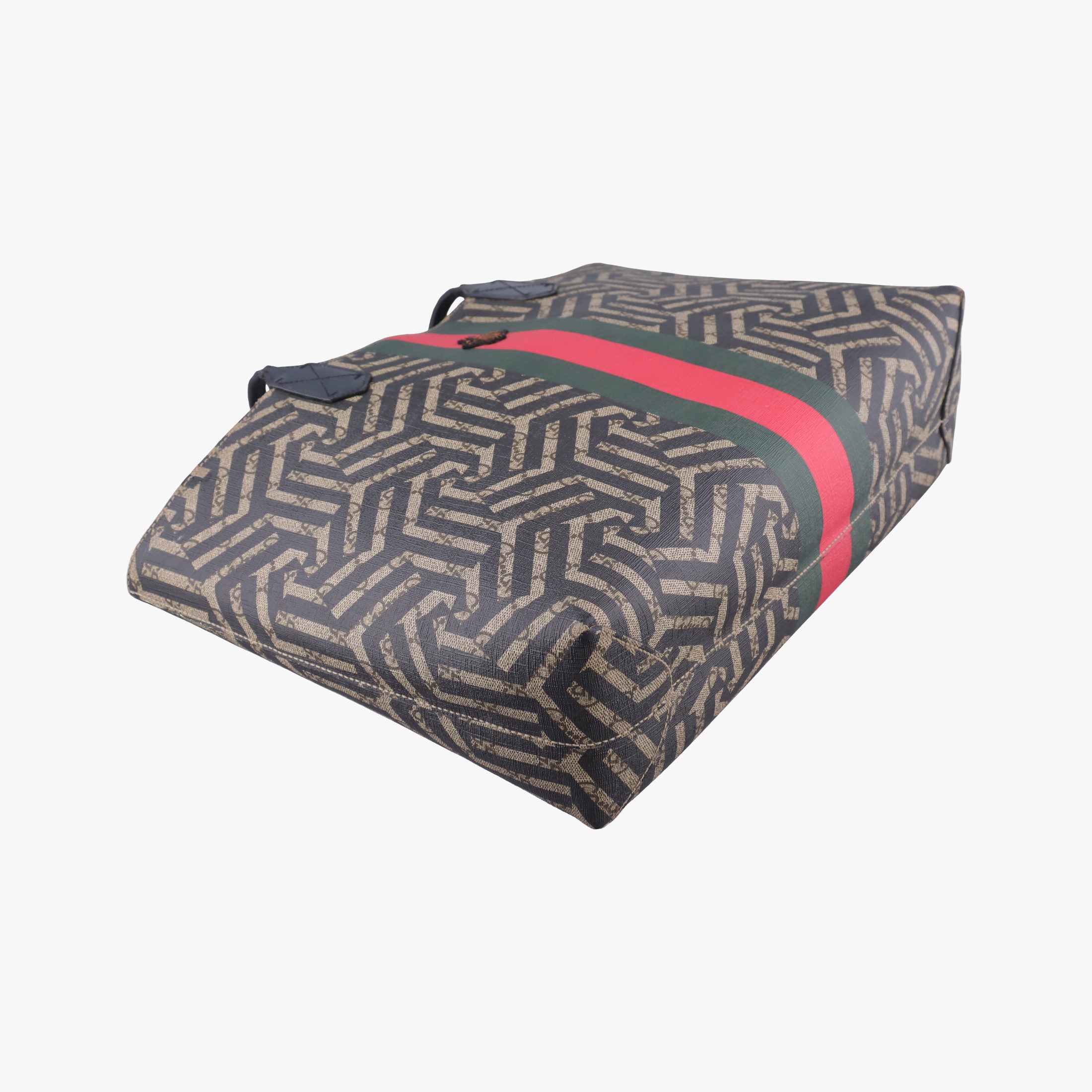 Secondhand Gucci GG Caleido bee Web Multicolour PVC coated canvas 429003 shoulderbag | stylenewstar