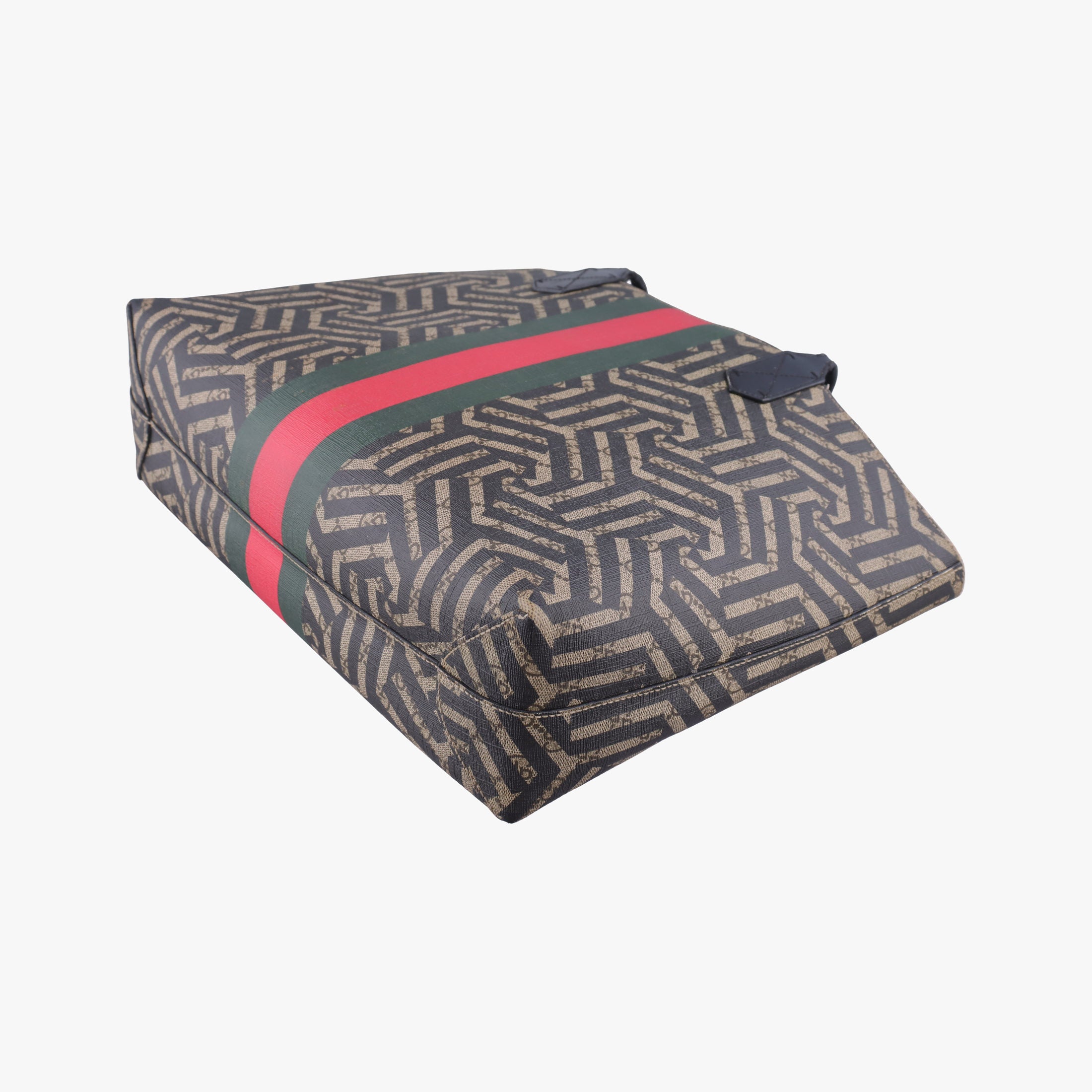Secondhand Gucci GG Caleido bee Web Multicolour PVC coated canvas 429003 shoulderbag | stylenewstar