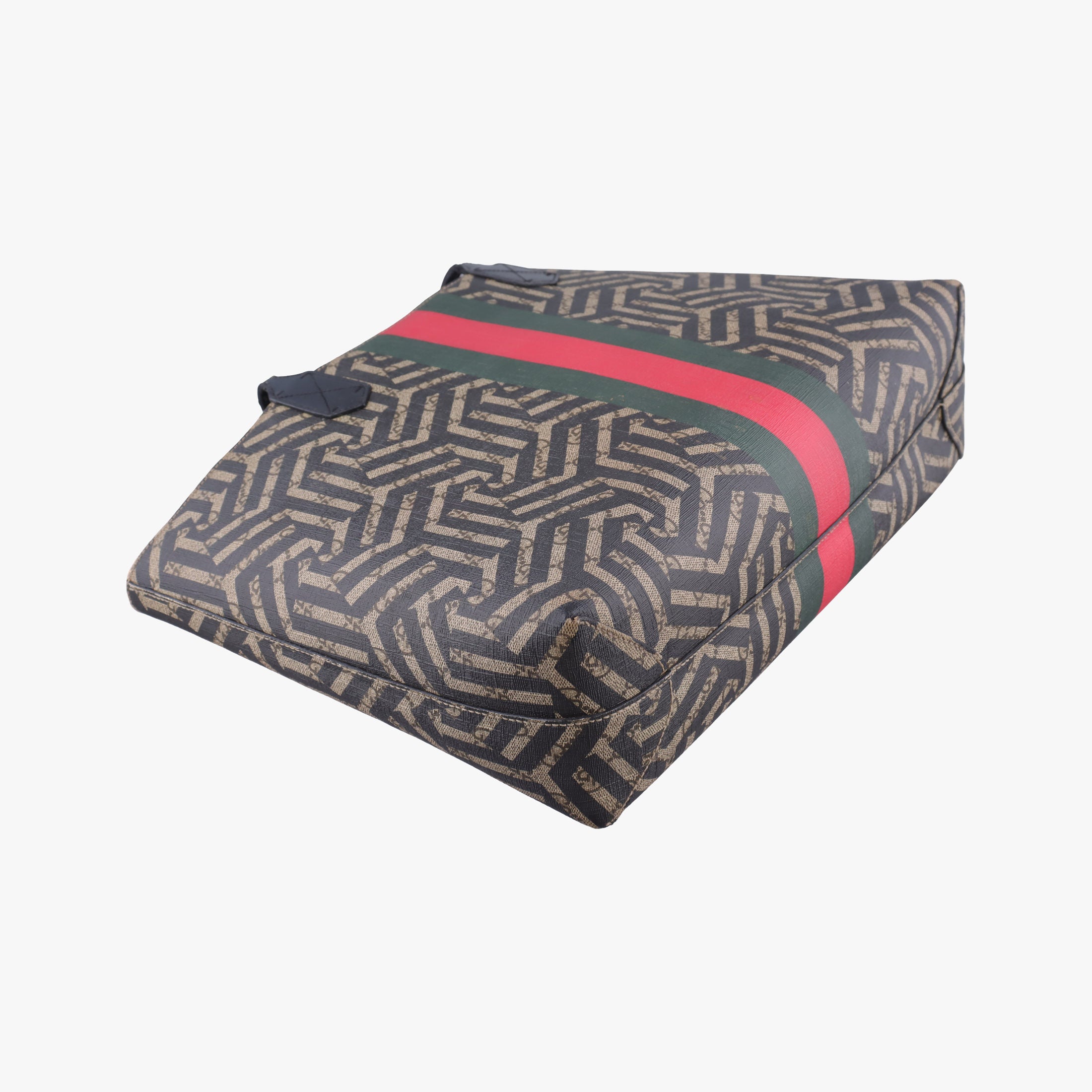 Secondhand Gucci GG Caleido bee Web Multicolour PVC coated canvas 429003 shoulderbag | stylenewstar