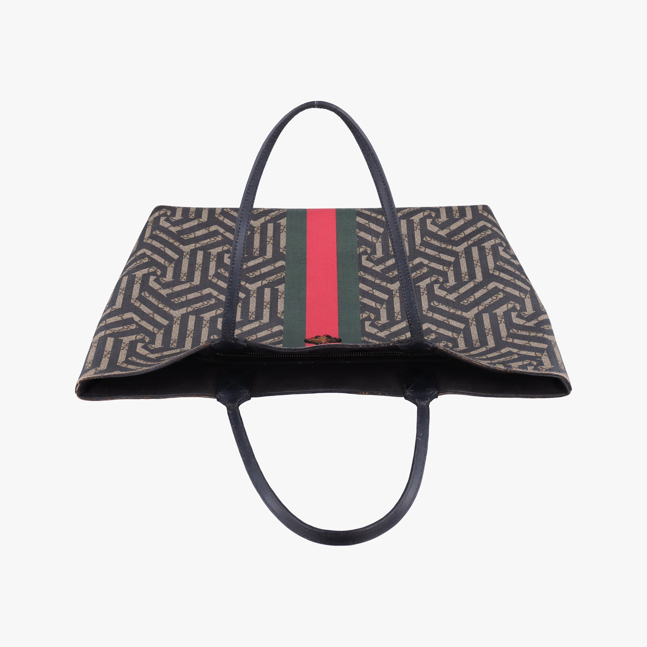 Secondhand Gucci GG Caleido bee Web Multicolour PVC coated canvas 429003 shoulderbag | stylenewstar