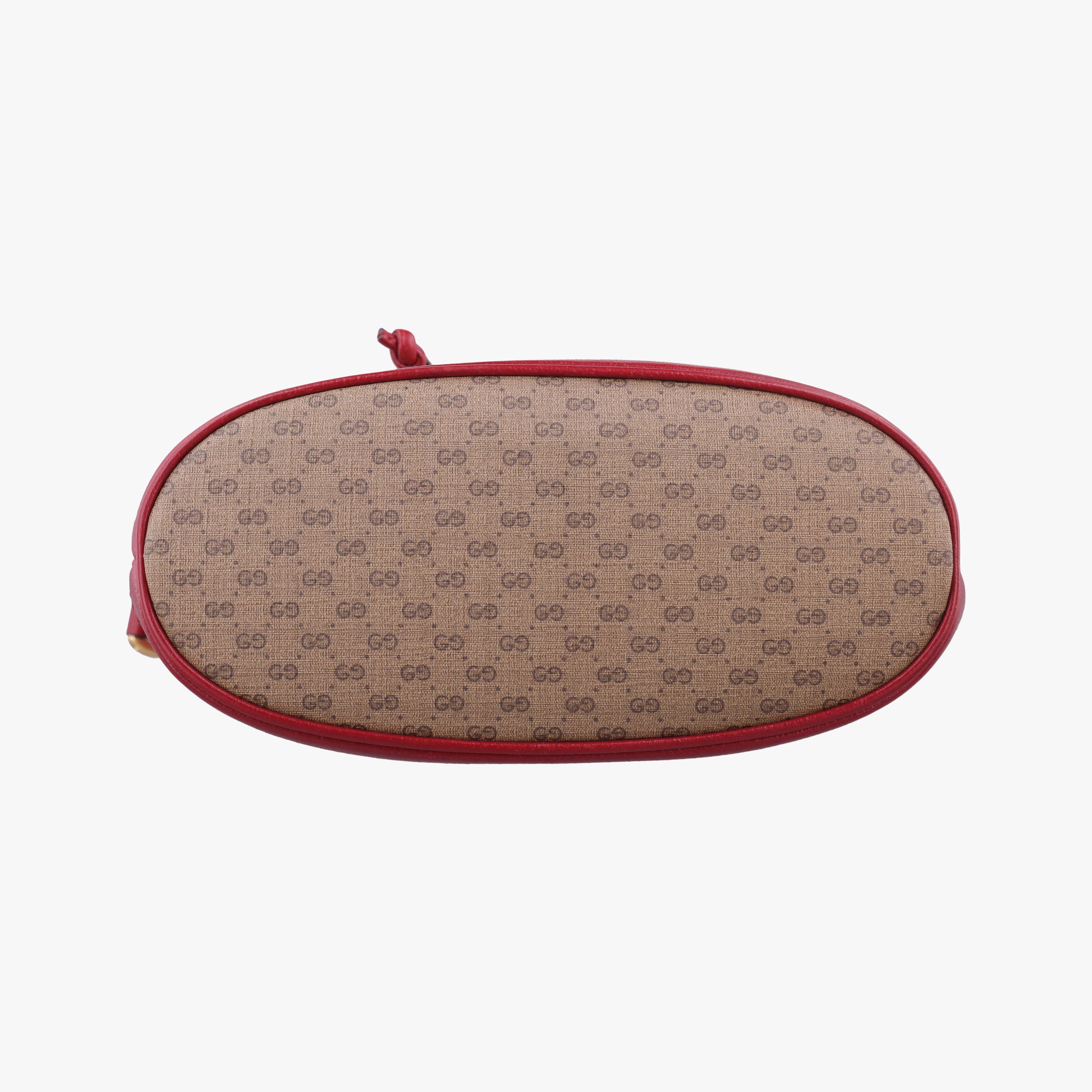 Pre-owned Gucci Doraemon collaboration Brown x red PVC coated canvas×Leather 655597 shoulderbag | stylenewstar