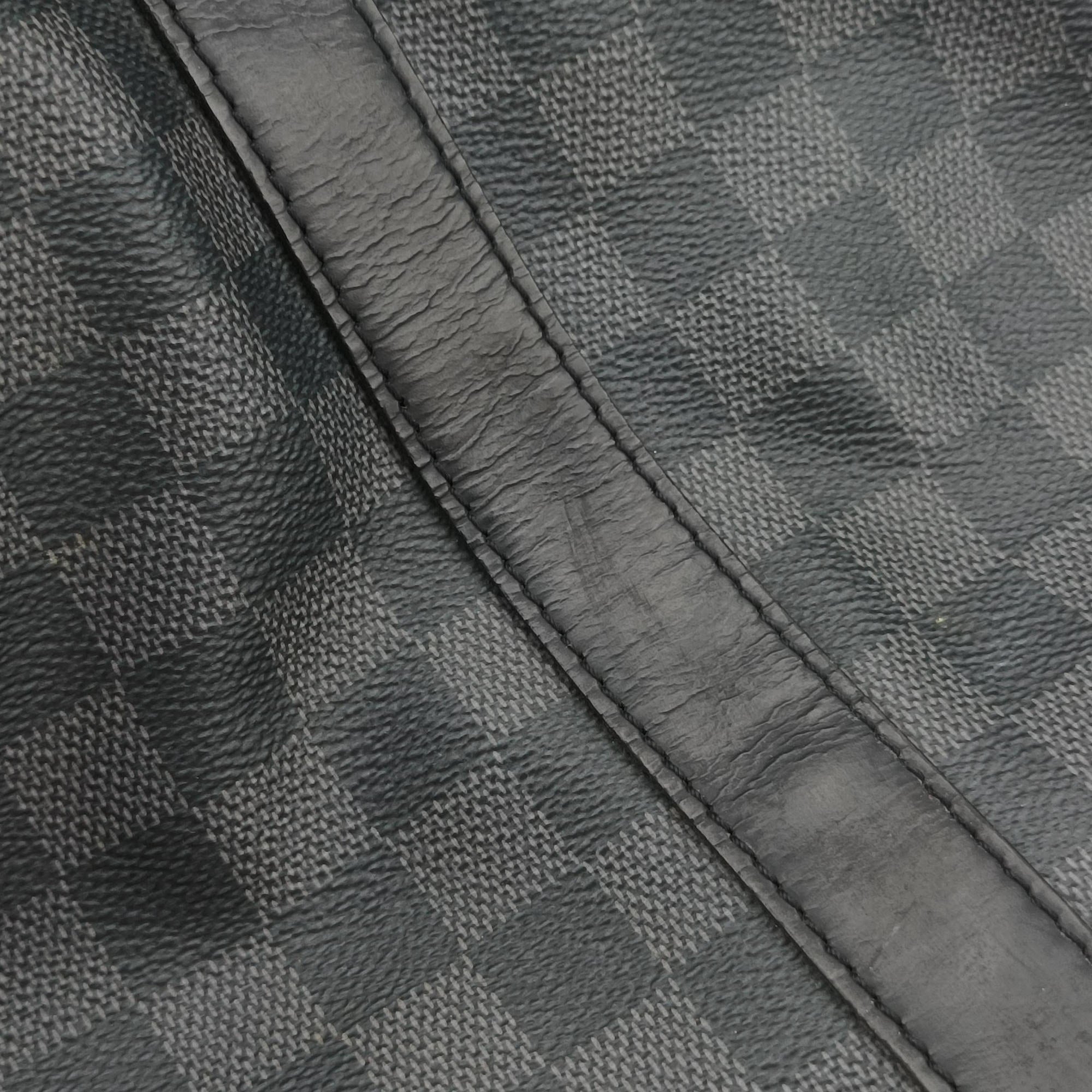 Pre-owned Louis Vuitton Keepall Bandouliere 45 Noir Damier Graphite Canvas M40569 shoulderbag | stylenewstar