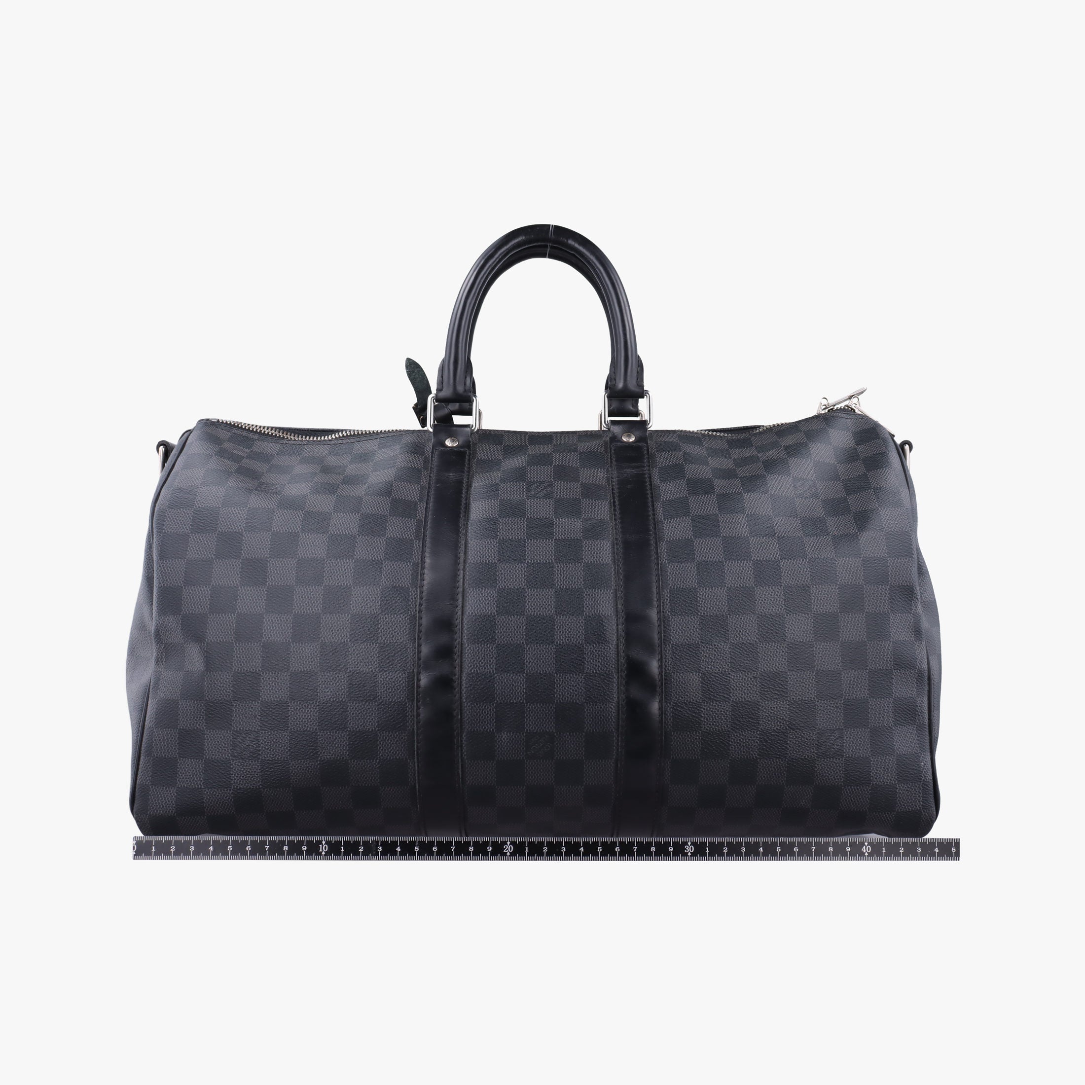 Pre-owned Louis Vuitton Keepall Bandouliere 45 Noir Damier Graphite Canvas M40569 shoulderbag | stylenewstar
