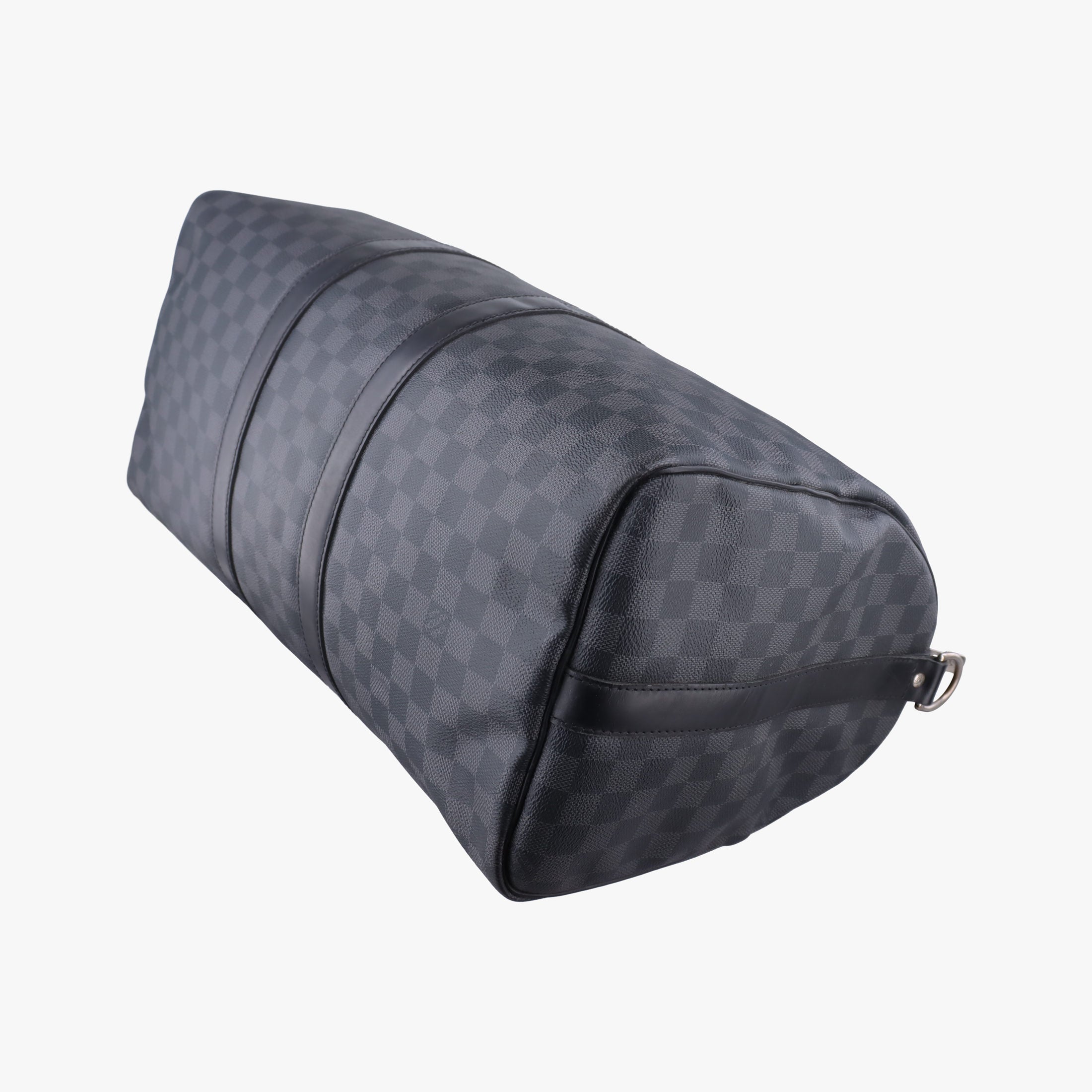 Pre-owned Louis Vuitton Keepall Bandouliere 45 Noir Damier Graphite Canvas M40569 shoulderbag | stylenewstar