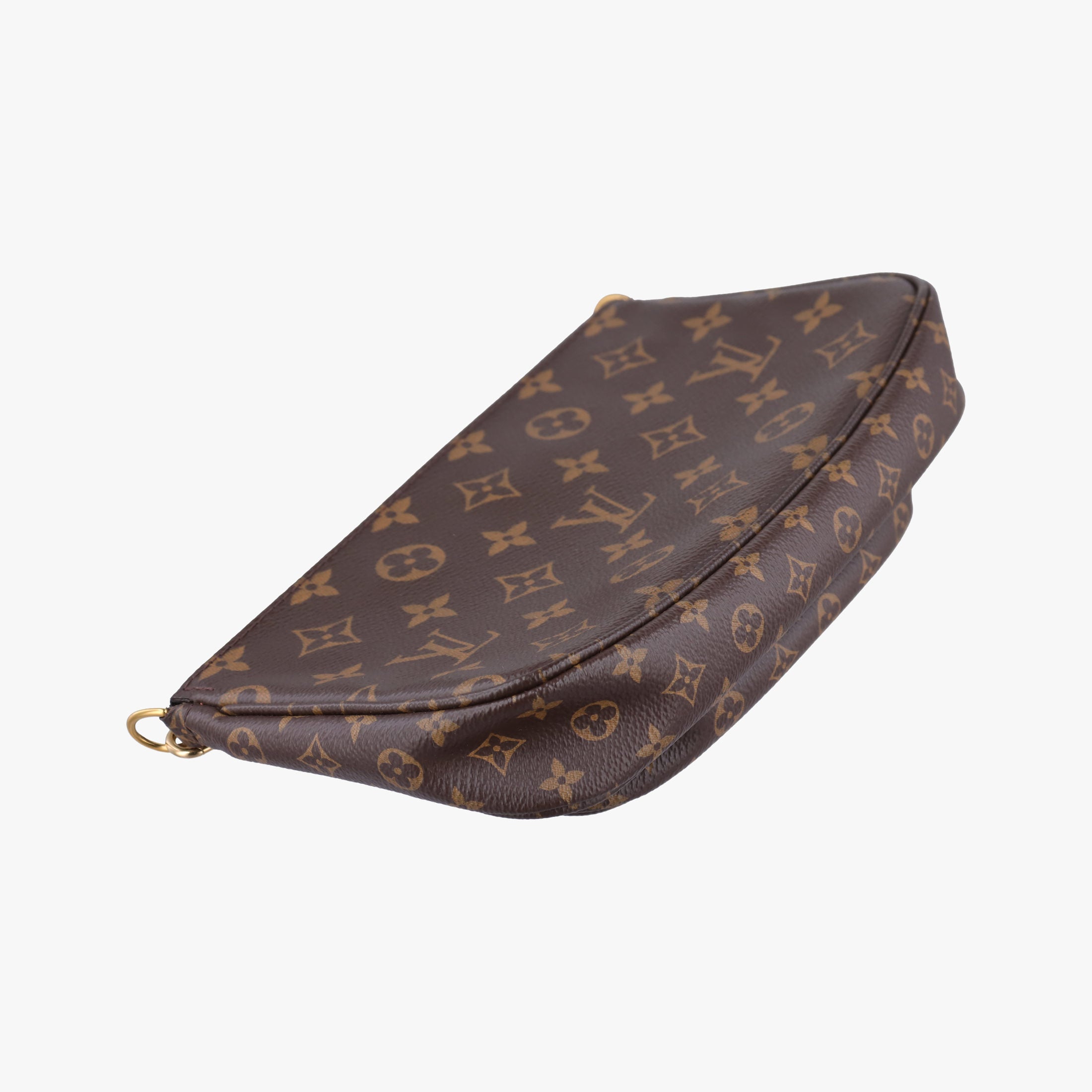 Pre-owned Louis Vuitton MULTI POCHETTE ACCESSOIRES  Brown × Khaki Monogram Canvas M44840 shoulderbag | stylenewstar