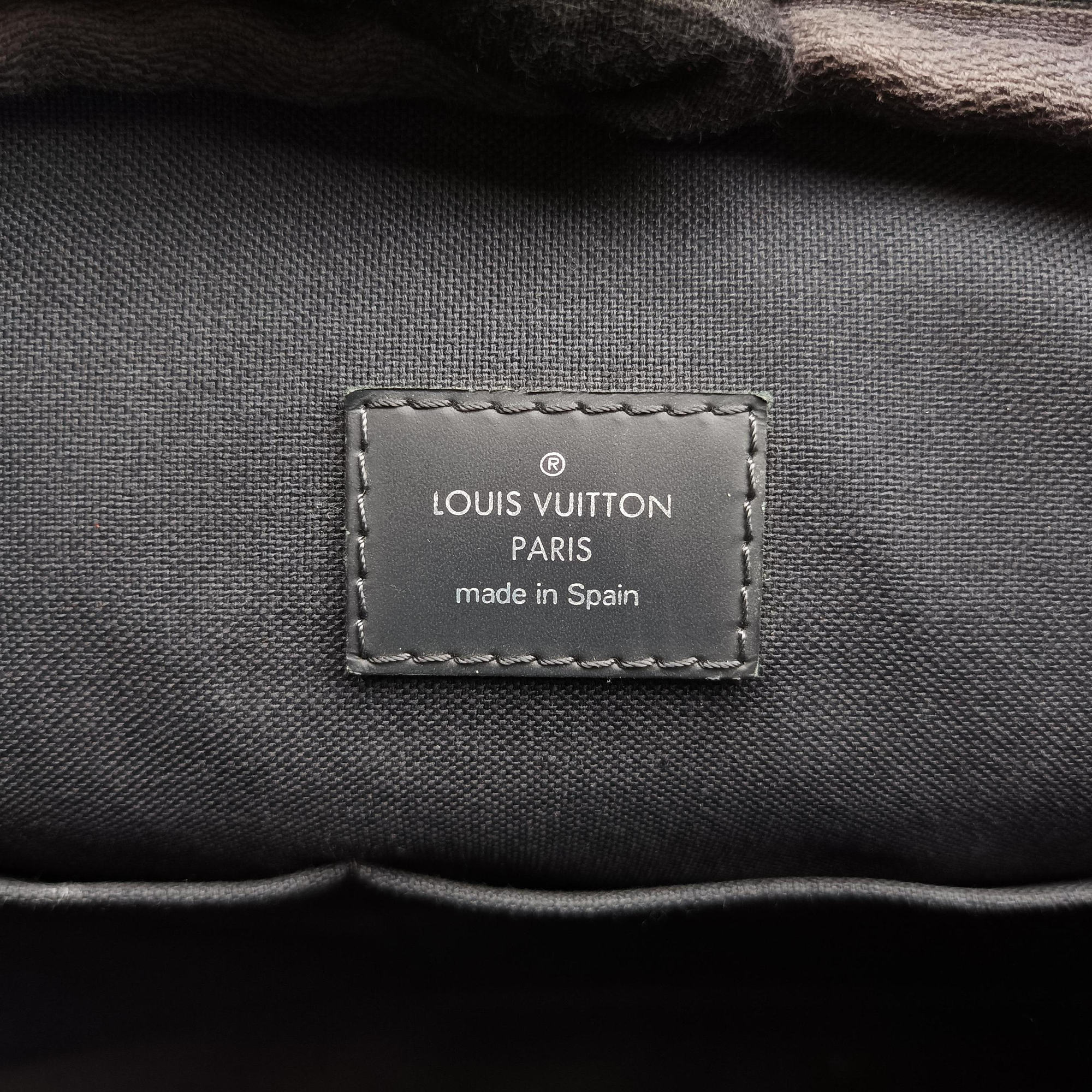 Pre-owned Louis Vuitton Porte Documents VoyagePM Blue Camouflage Damier Cobalt Canvas N41507 shoulderbag | stylenewstar