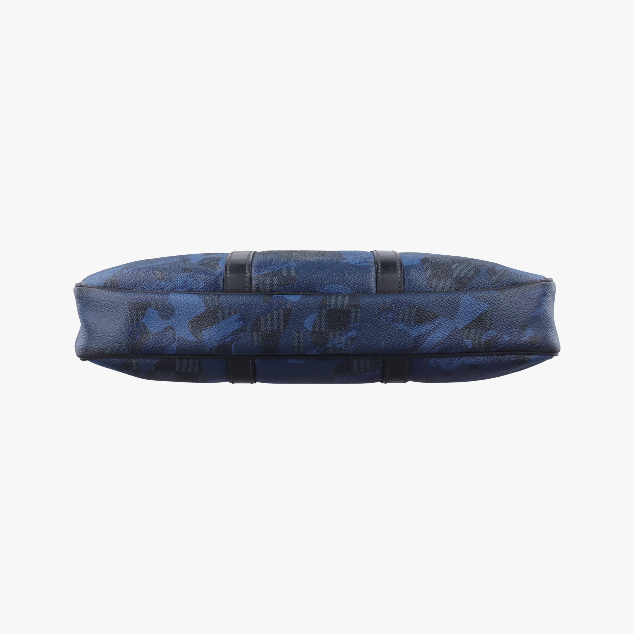 Pre-owned Louis Vuitton Porte Documents VoyagePM Blue Camouflage Damier Cobalt Canvas N41507 shoulderbag | stylenewstar