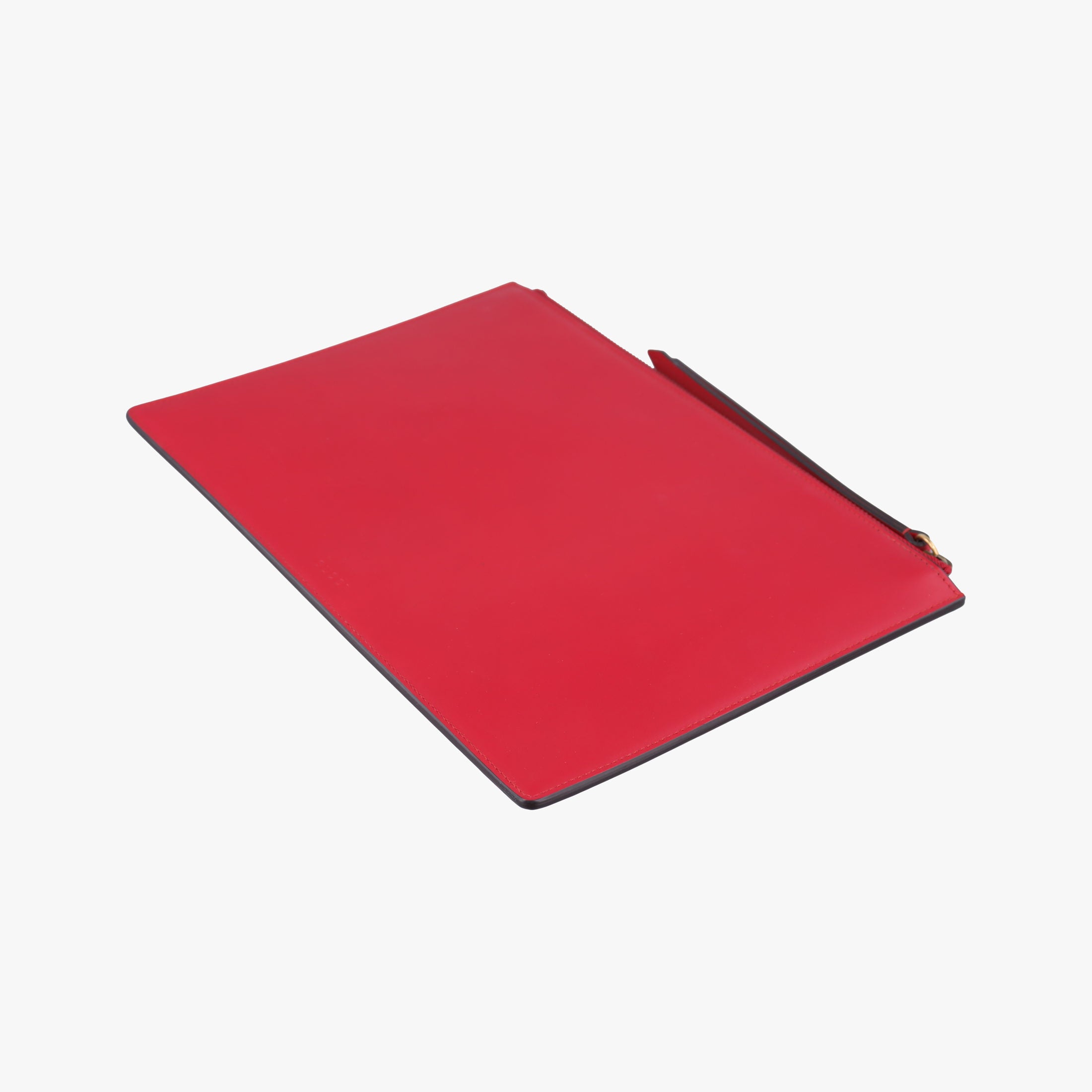 Pre-owned Gucci Ghost Red Leather 445597 clutchbag | stylenewstar