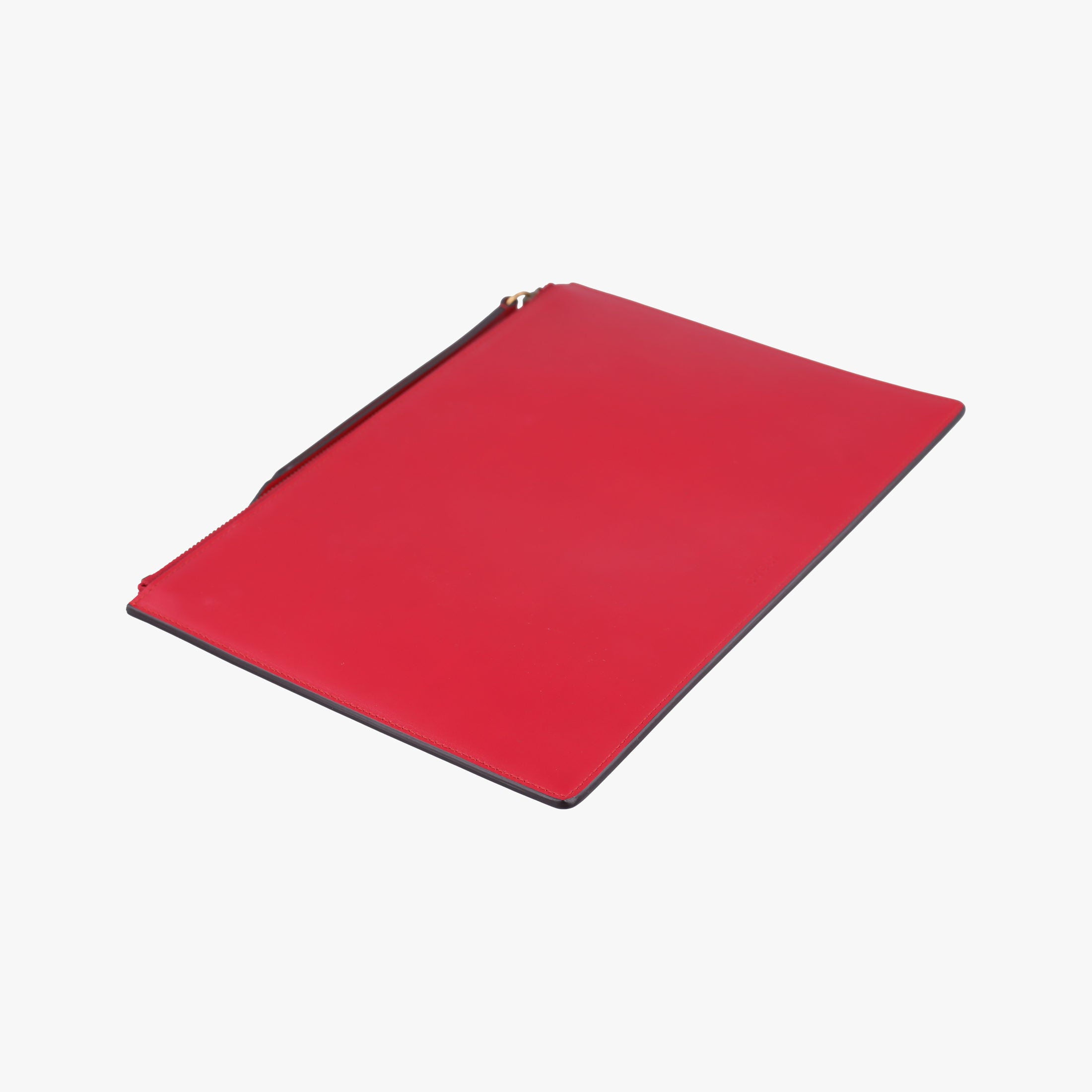 Pre-owned Gucci Ghost Red Leather 445597 clutchbag | stylenewstar
