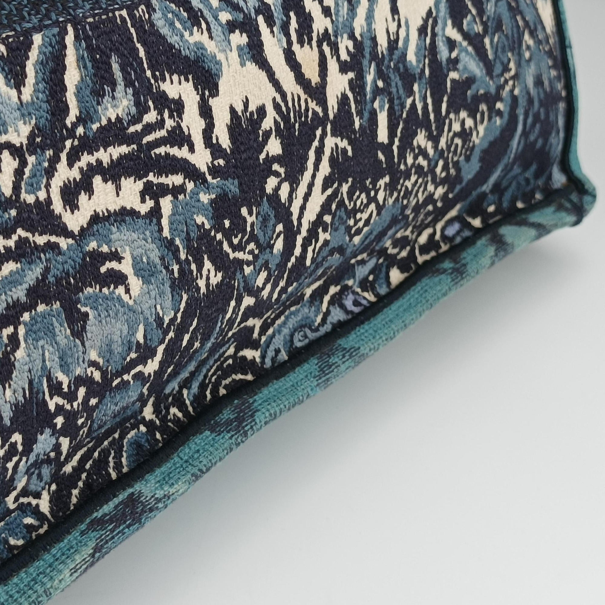 Pre-owned Christian Dior Book Tote Navy Jacquard  handbag | stylenewstar