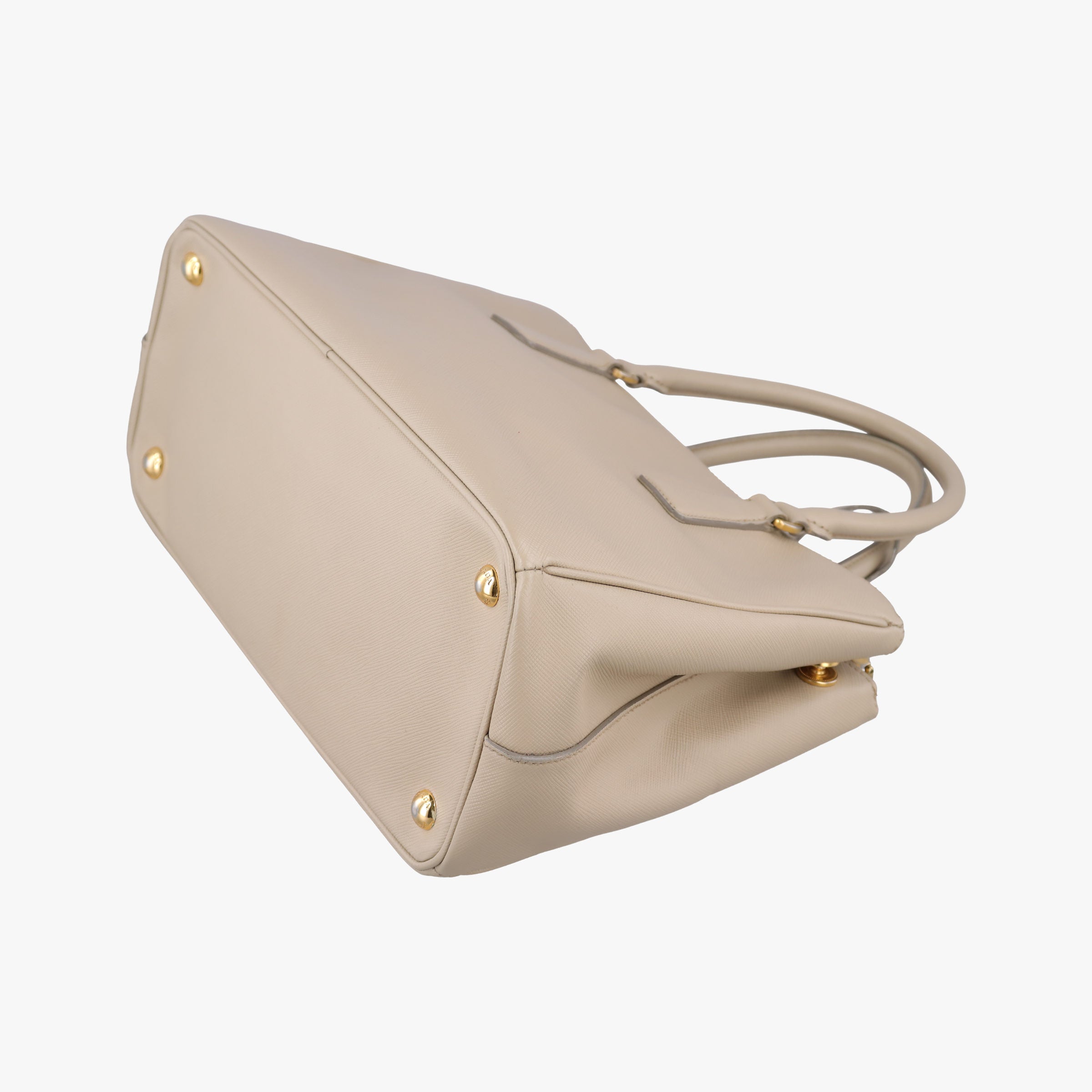 Pre-owned Prada Galleria Beige SAFFIANO Leather BN2274 shoulderbag | stylenewstar