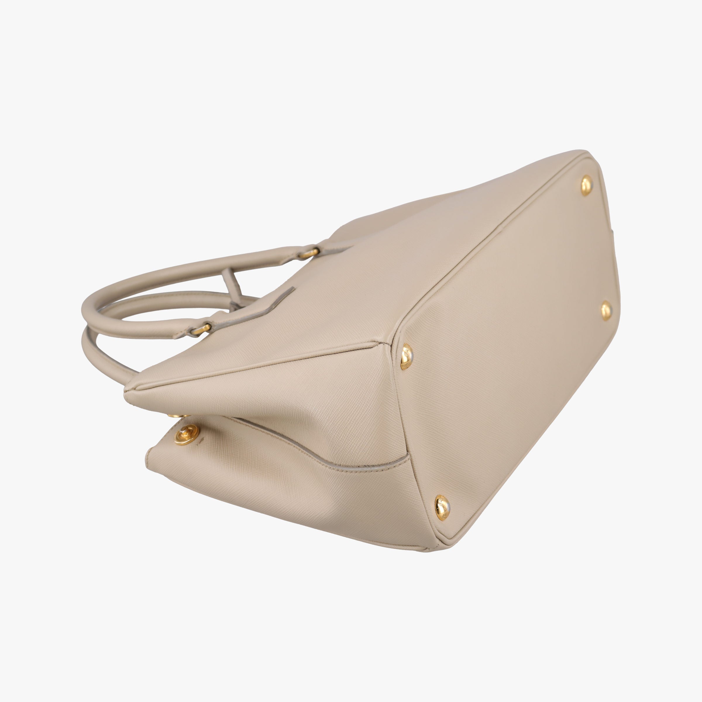 Pre-owned Prada Galleria Beige SAFFIANO Leather BN2274 shoulderbag | stylenewstar