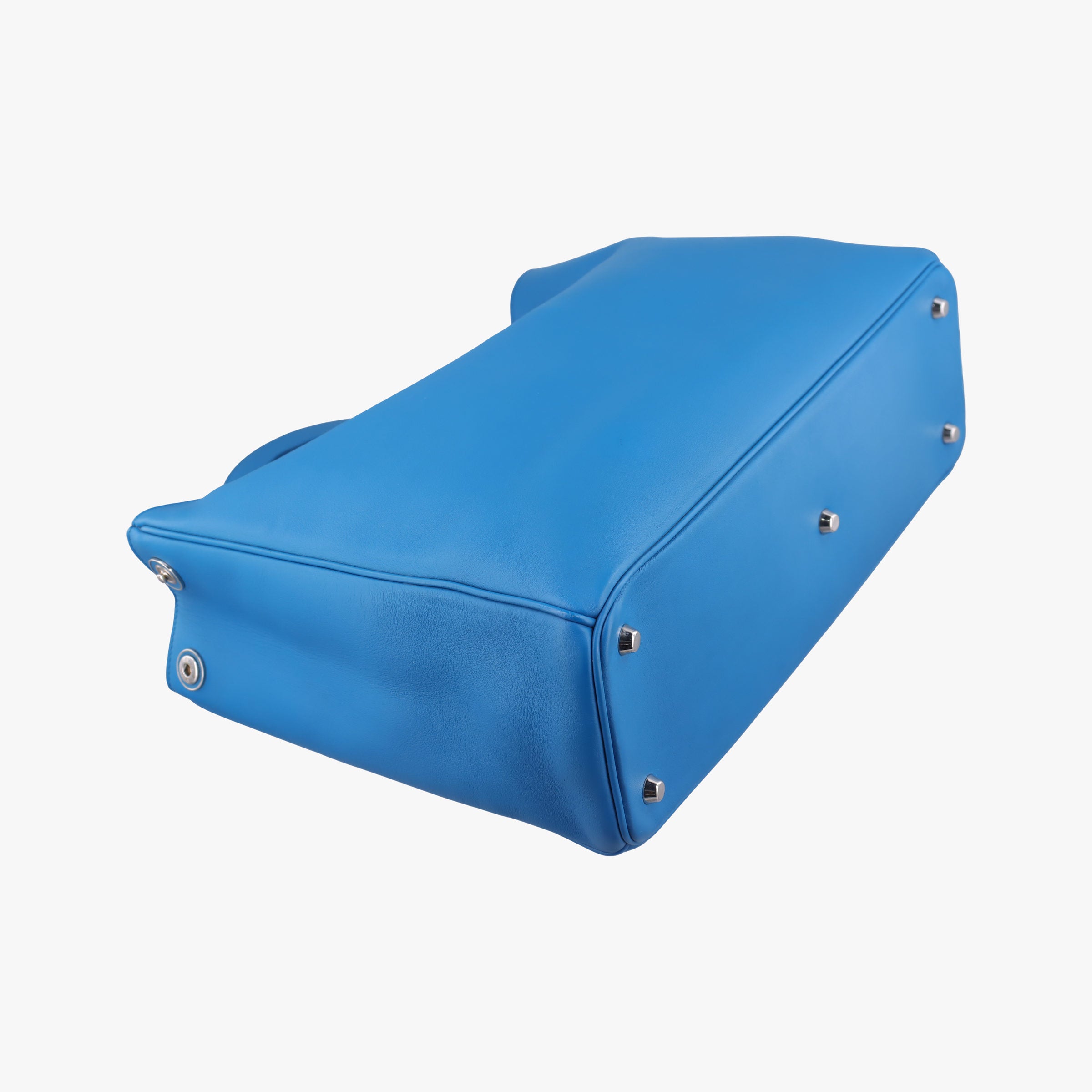 Pre-owned Christian Dior Diorissimo Blue Leather  shoulderbag | stylenewstar
