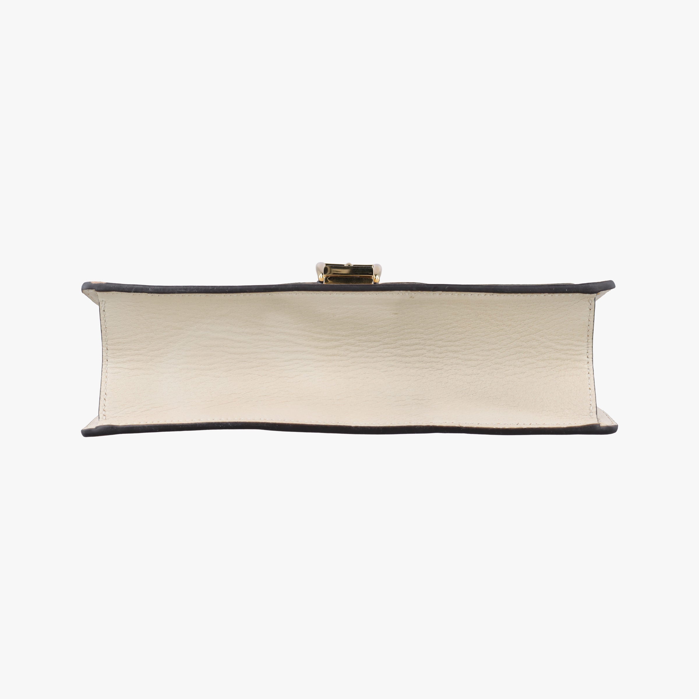 Secondhand Gucci Sylvie Ivory×Navy×Red Leather 524405 shoulderbag | stylenewstar