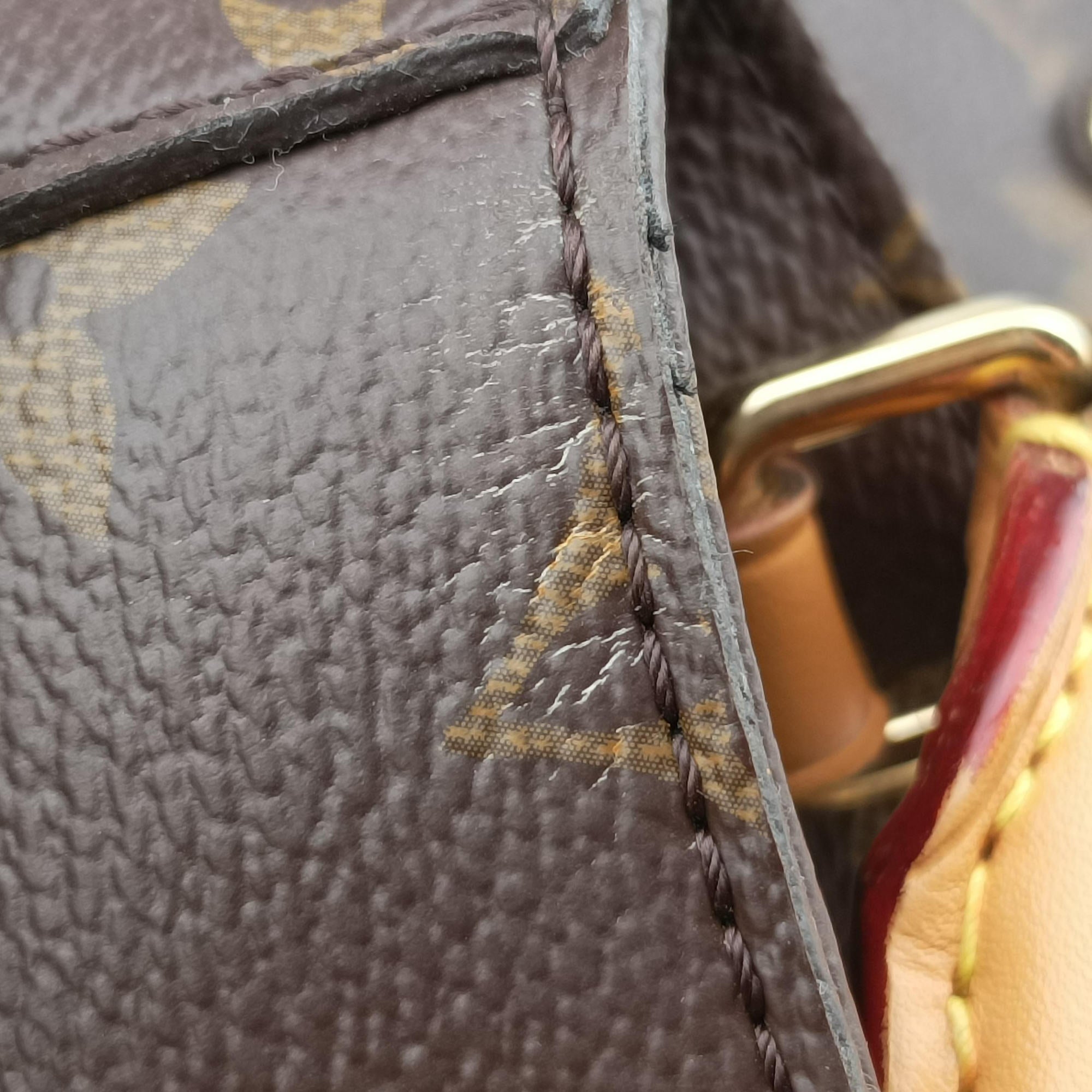 Pre-owned Louis Vuitton MONTAIGNE MM BROWN Monogram Canvas M41056 shoulderbag | stylenewstar