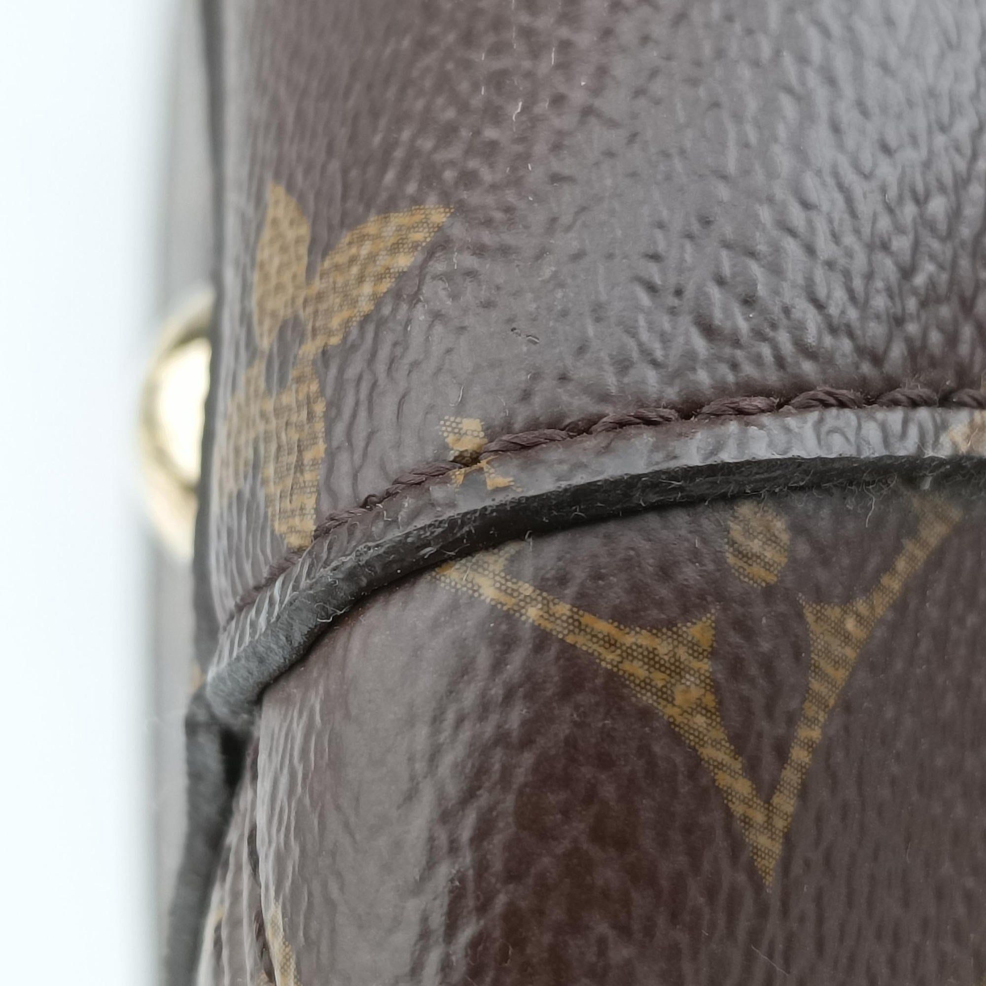 Pre-owned Louis Vuitton MONTAIGNE MM BROWN Monogram Canvas M41056 shoulderbag | stylenewstar