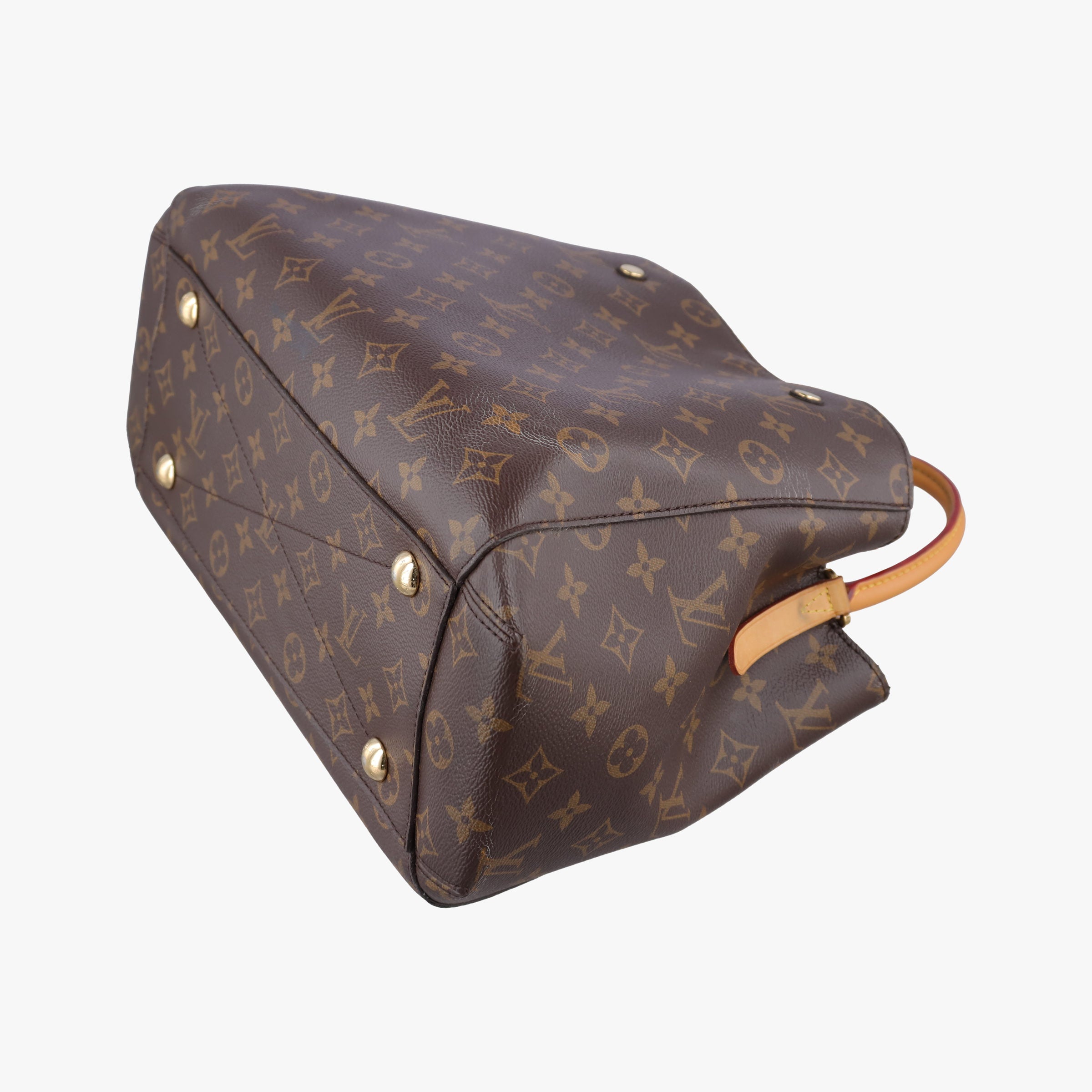 Pre-owned Louis Vuitton MONTAIGNE MM BROWN Monogram Canvas M41056 shoulderbag | stylenewstar