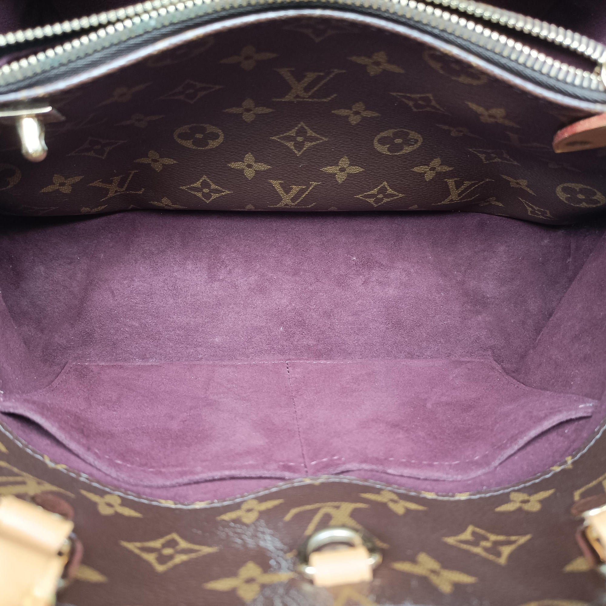 Pre-owned Louis Vuitton MONTAIGNE MM BROWN Monogram Canvas M41056 shoulderbag | stylenewstar