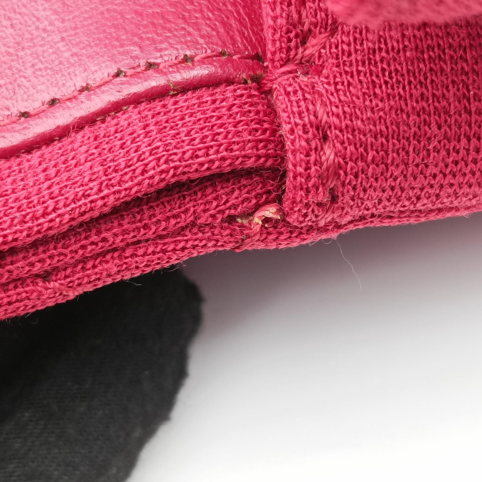 Vintage Chanel 2.55 Matelasse Red Cotton Jersey A37587 shoulderbag | stylenewstar