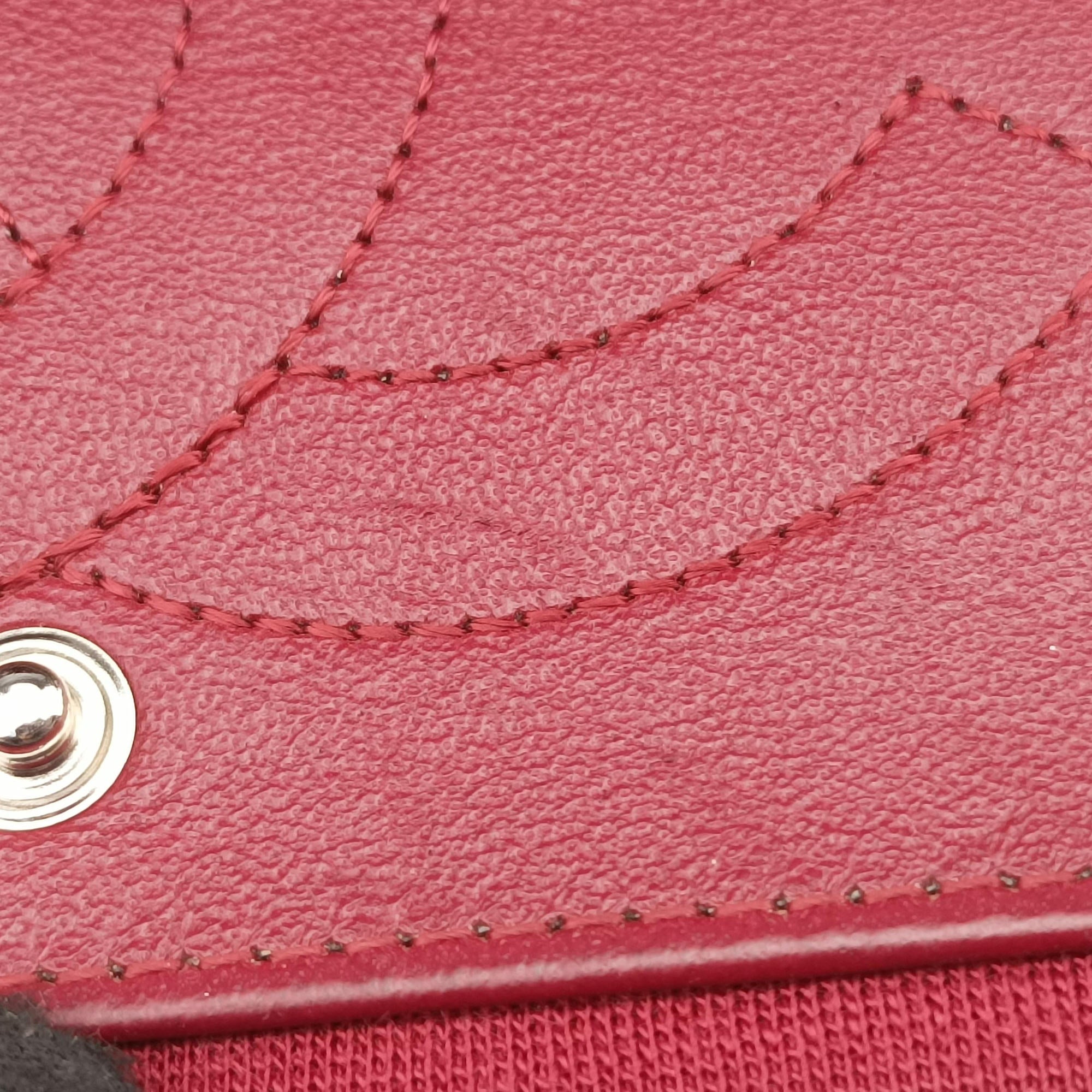 Vintage Chanel 2.55 Matelasse Red Cotton Jersey A37587 shoulderbag | stylenewstar