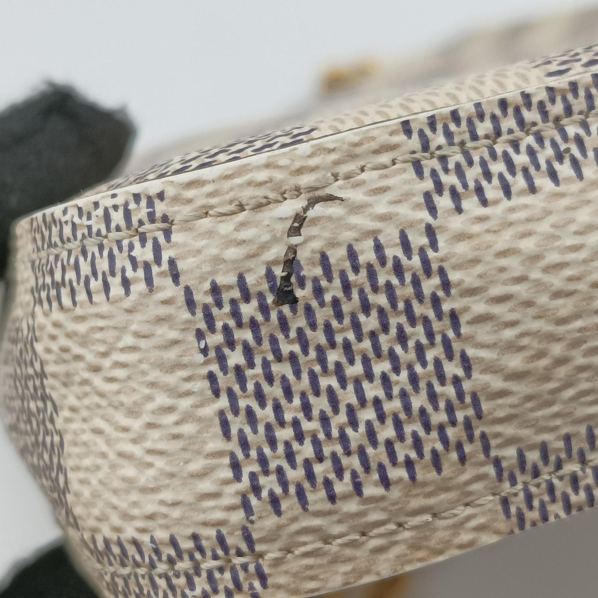 Pre-owned Louis Vuitton Pochette FeLICIE AZUR Damier Canvas N63106 shoulderbag | stylenewstar