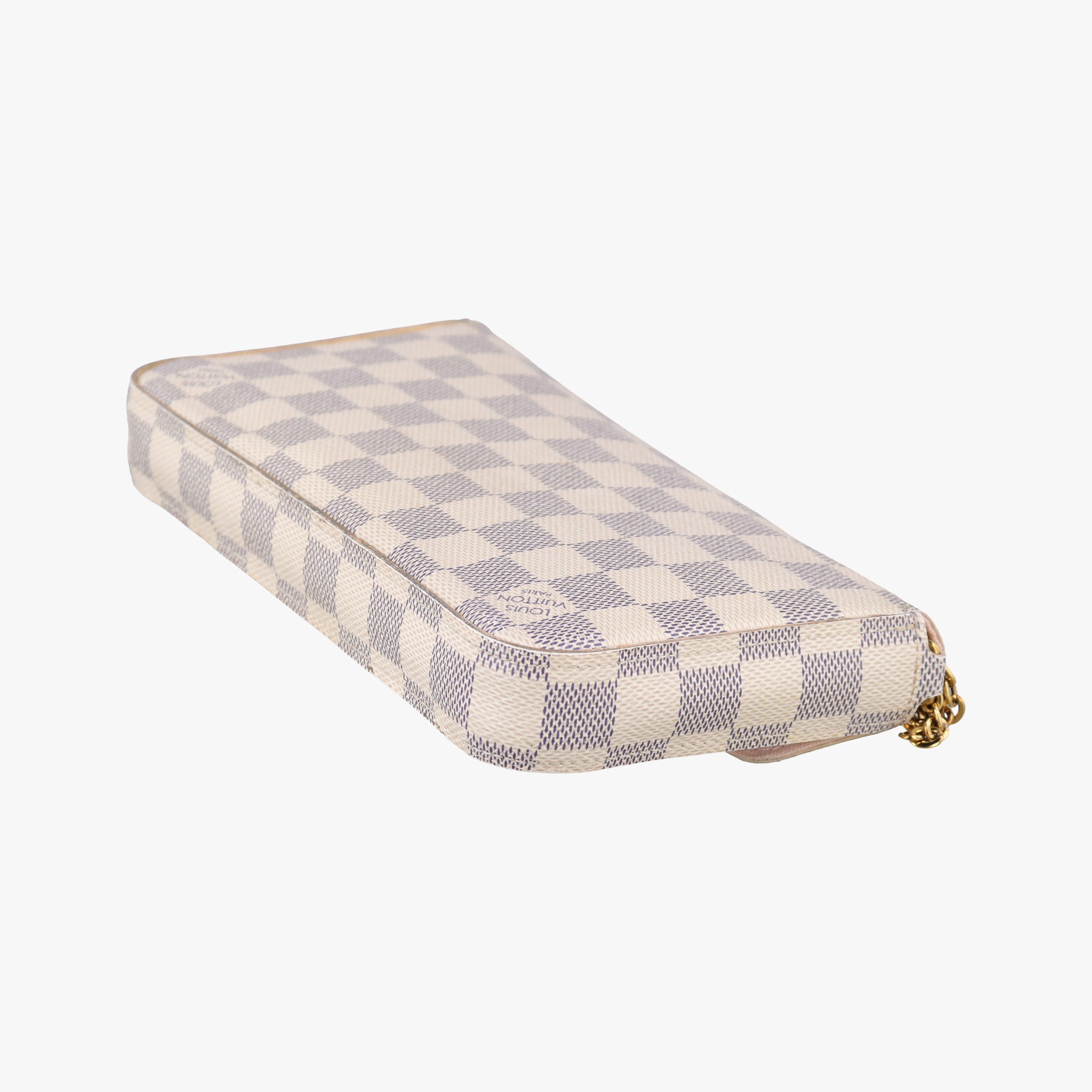 Pre-owned Louis Vuitton Pochette FeLICIE AZUR Damier Canvas N63106 shoulderbag | stylenewstar