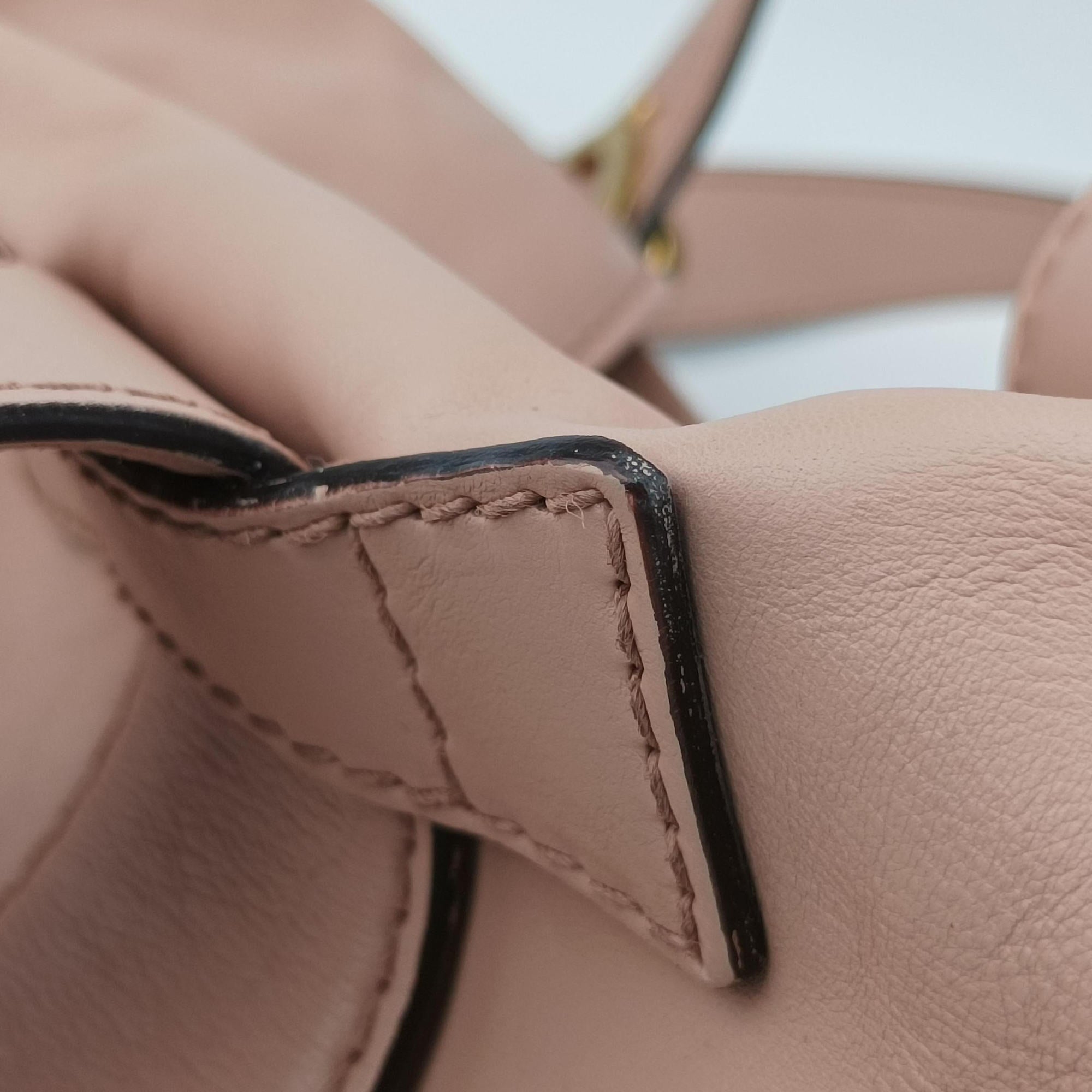 Pre-owned Gucci Soft Stirrup Pink Leather 296856 shoulderbag | stylenewstar