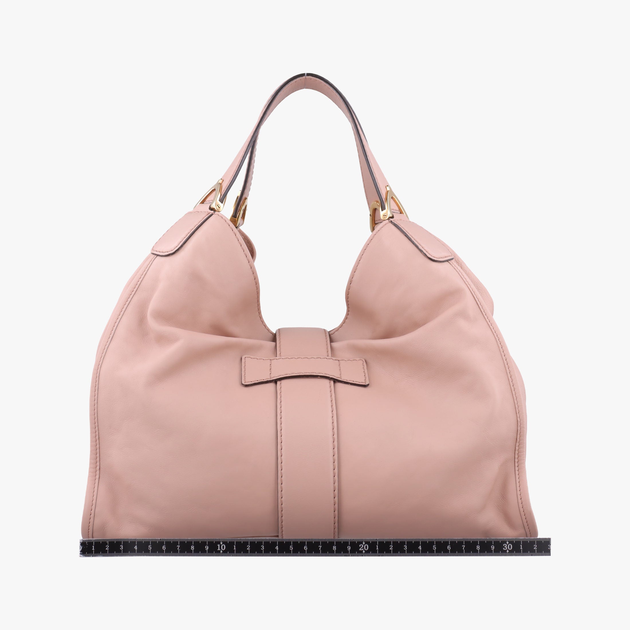 Pre-owned Gucci Soft Stirrup Pink Leather 296856 shoulderbag | stylenewstar