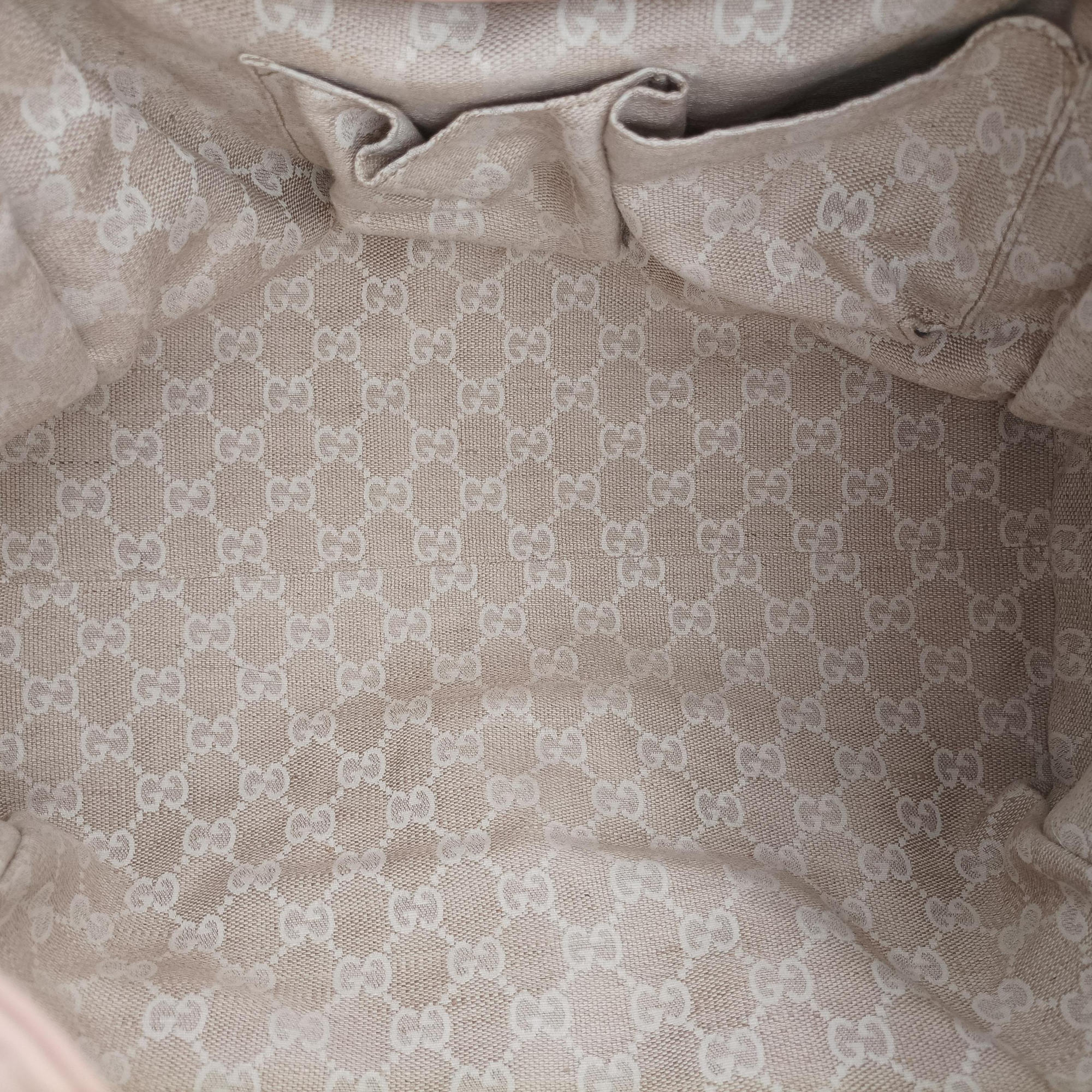 Pre-owned Gucci Soft Stirrup Pink Leather 296856 shoulderbag | stylenewstar