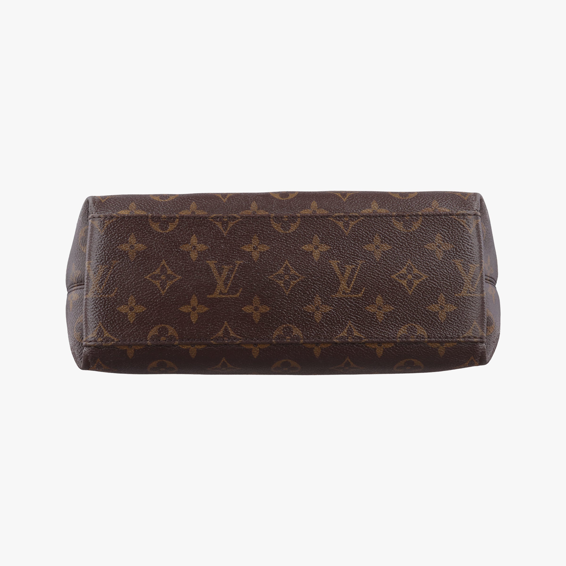 Pre-owned Louis Vuitton Tuileries Bezas Brown×KHAKI Monogram Canvas×calf leather M43159 shoulderbag | stylenewstar