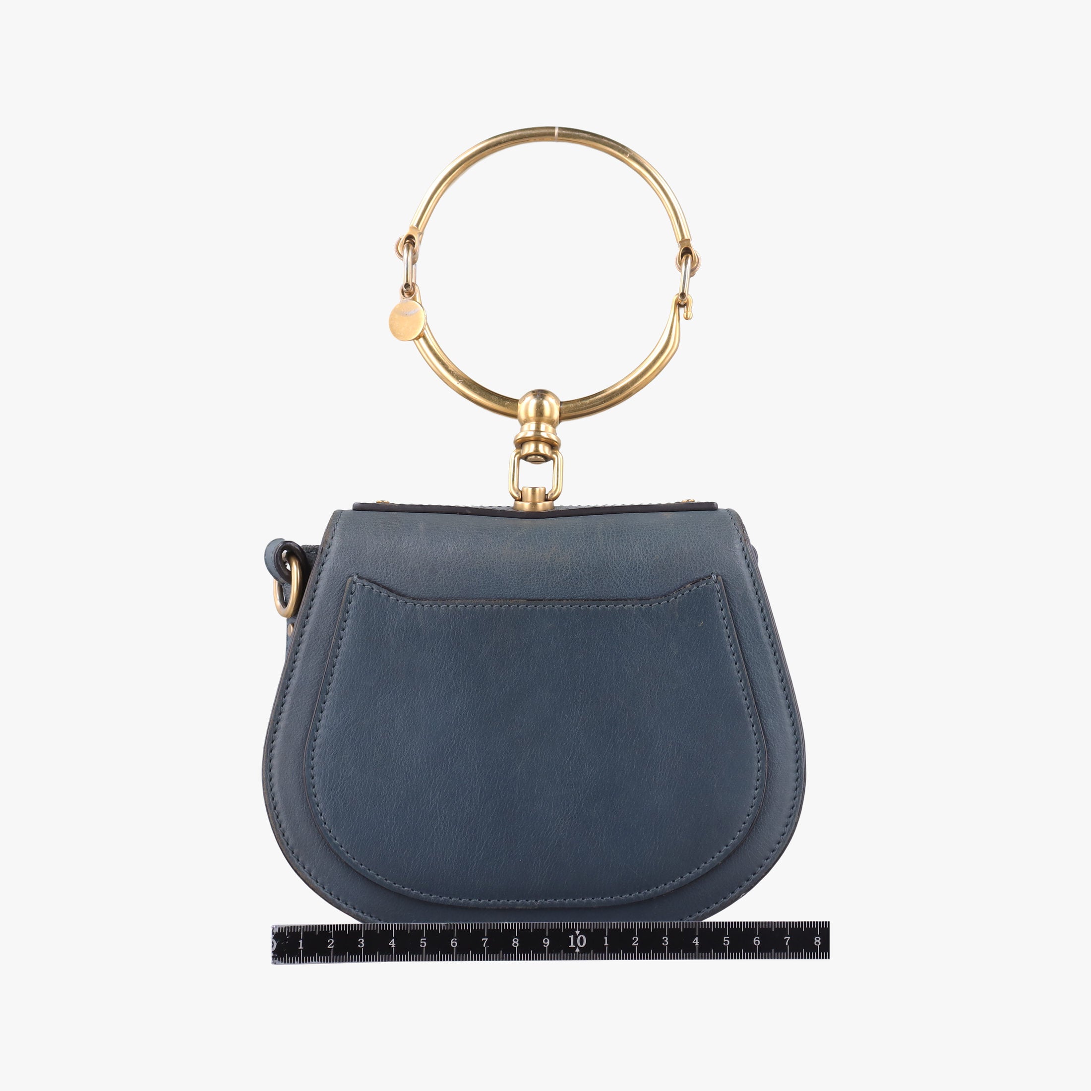 Pre-owned Chloe Bracelet Nile Blue Leather  handbag | stylenewstar