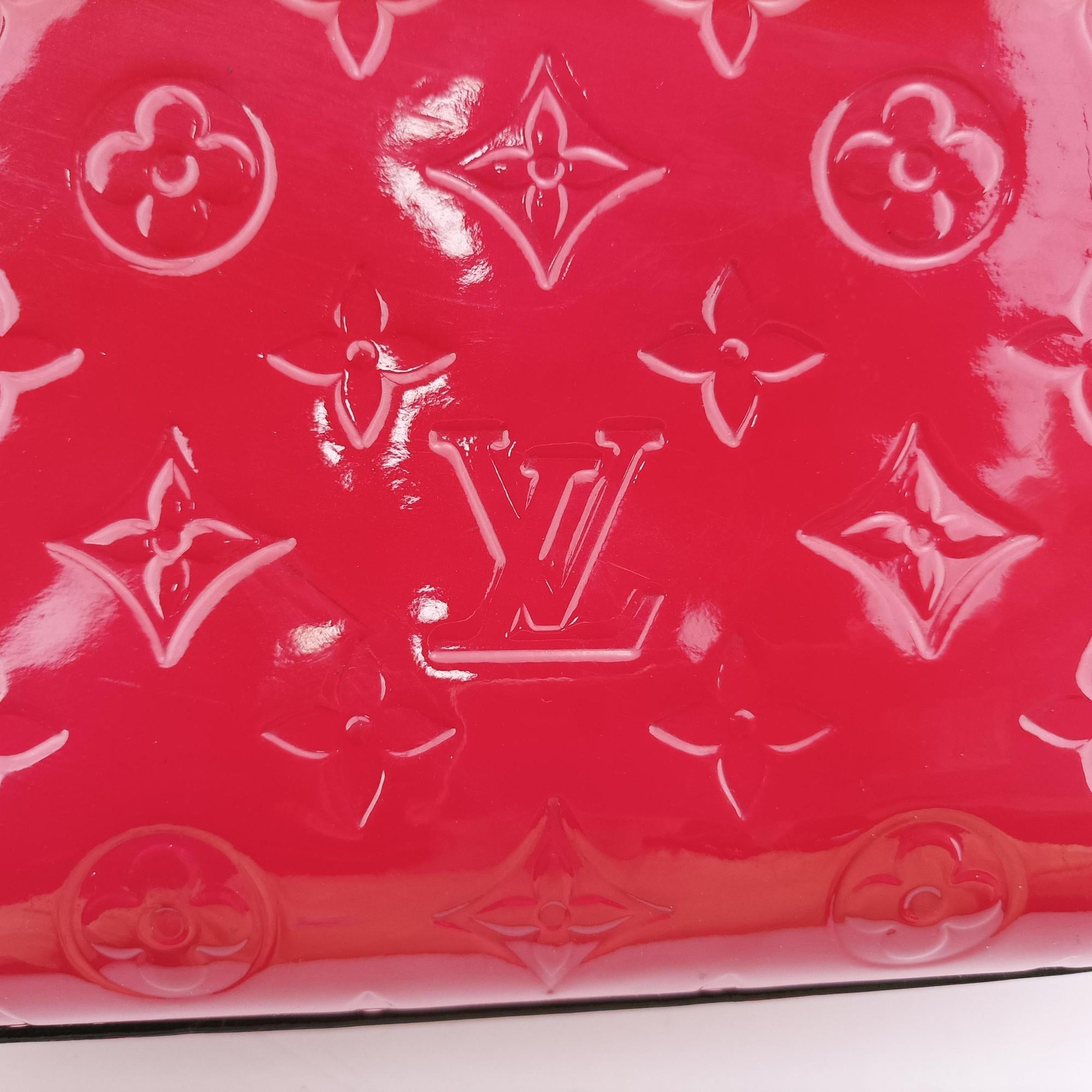 Pre-owned Louis Vuitton MONTAIGNE BB CERISE Vernis M50170 shoulderbag | stylenewstar