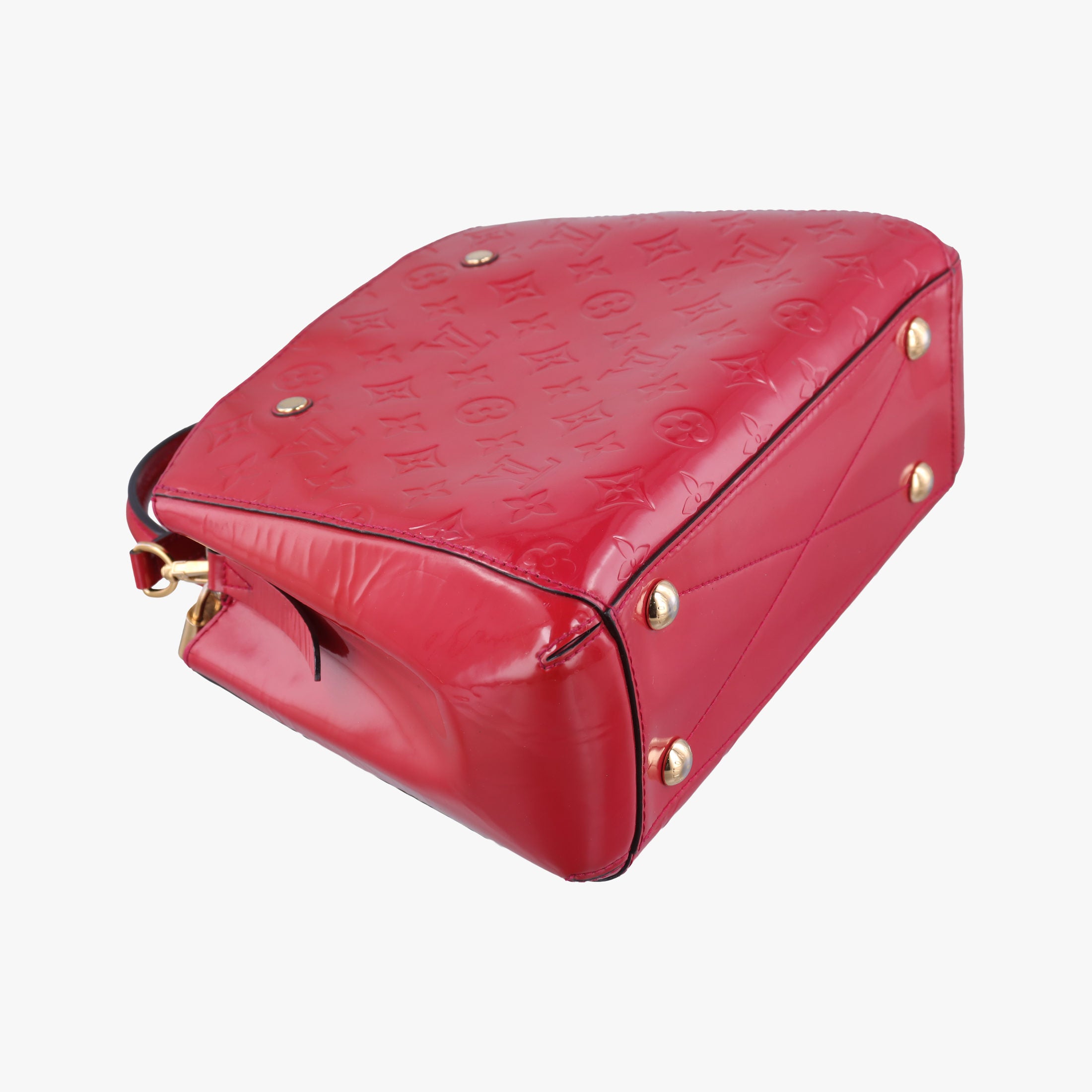 Pre-owned Louis Vuitton MONTAIGNE BB CERISE Vernis M50170 shoulderbag | stylenewstar