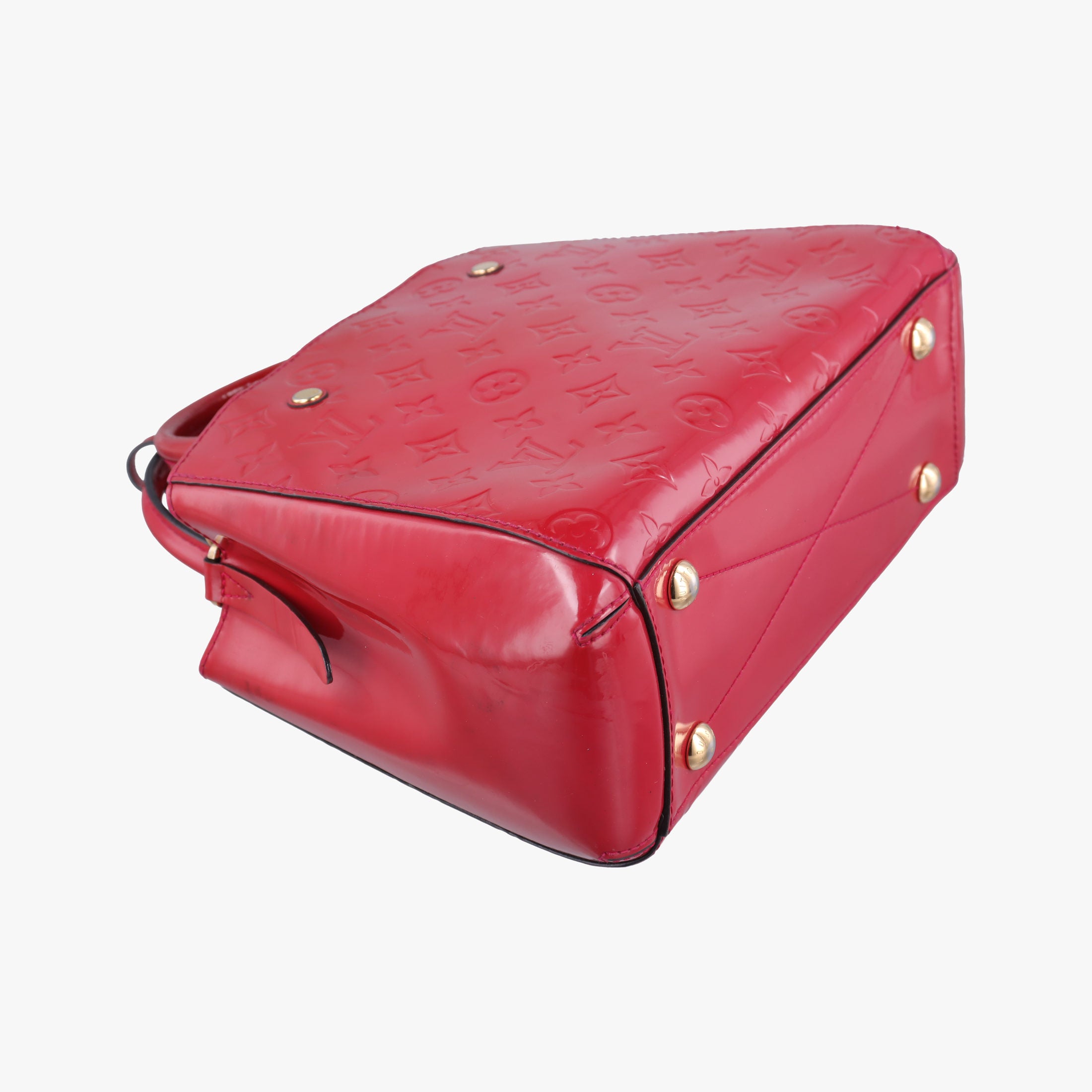 Pre-owned Louis Vuitton MONTAIGNE BB CERISE Vernis M50170 shoulderbag | stylenewstar