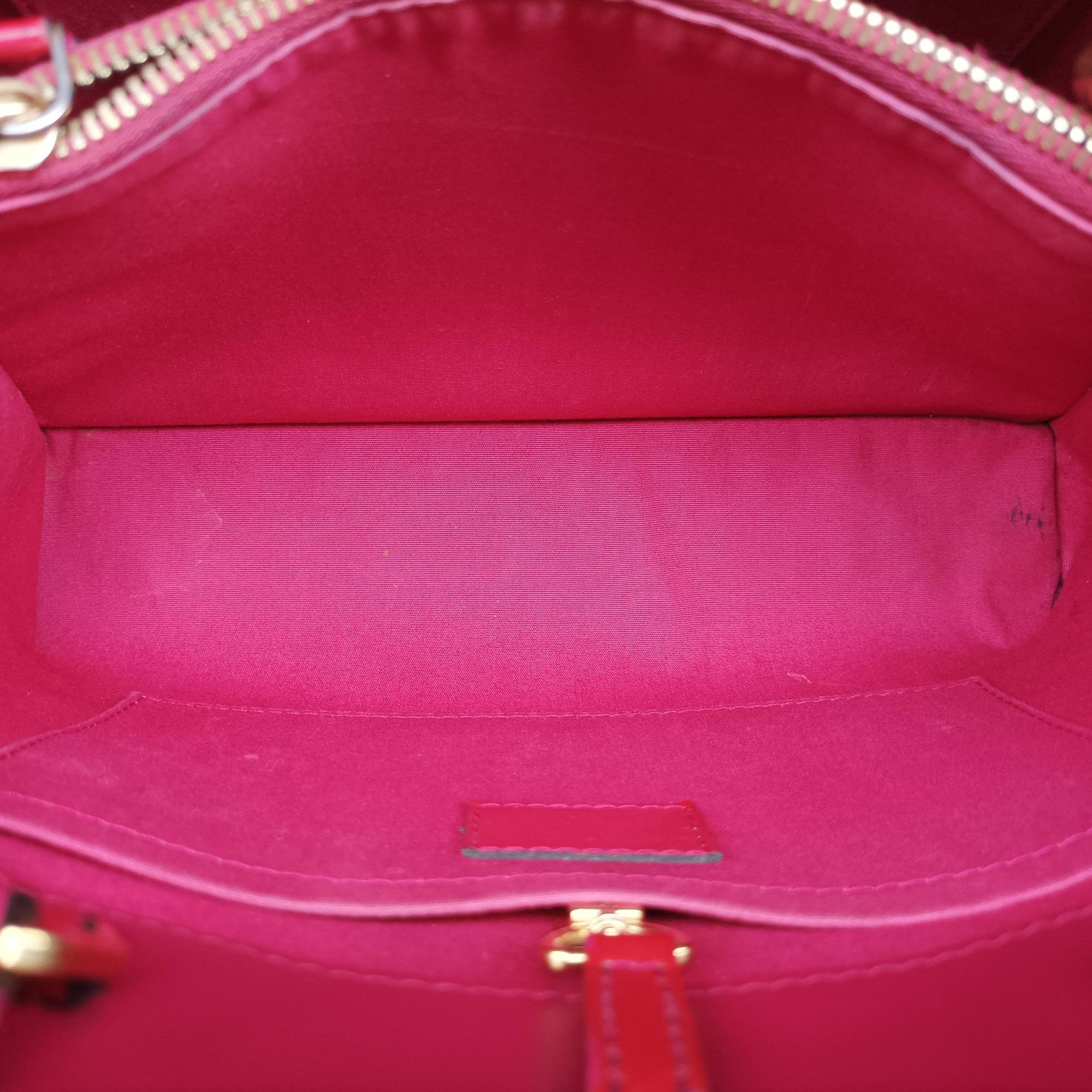 Pre-owned Louis Vuitton MONTAIGNE BB CERISE Vernis M50170 shoulderbag | stylenewstar