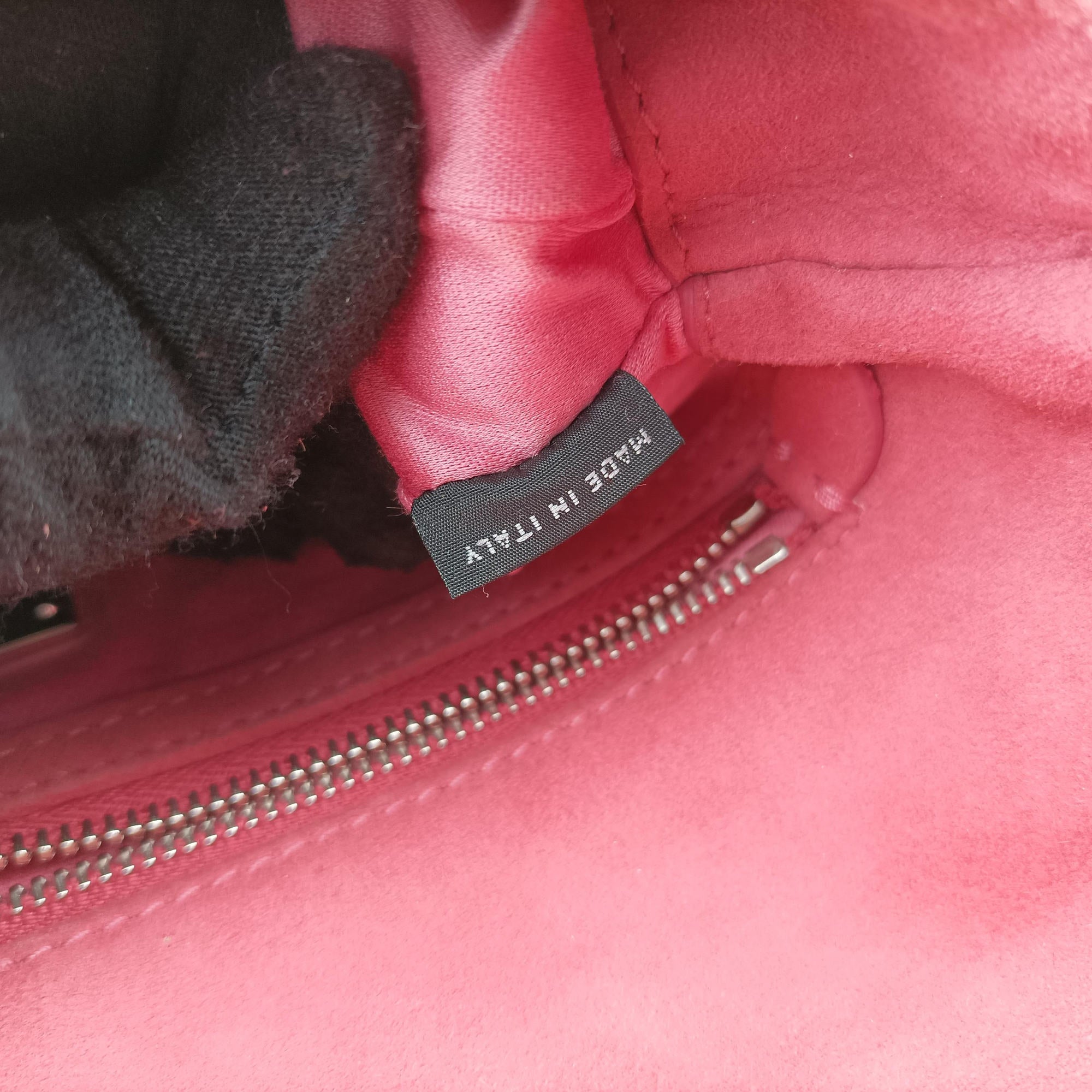 Pre-owned Miu Miu Miu Crystal Pink Leather RP0169 shoulderbag | stylenewstar