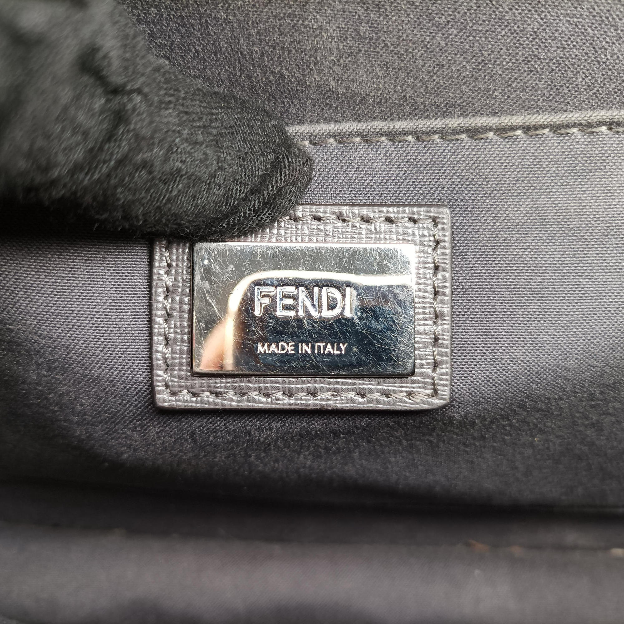 Vintage Fendi Demi Jour Blue × Beige Leather 8BT222 shoulderbag | stylenewstar