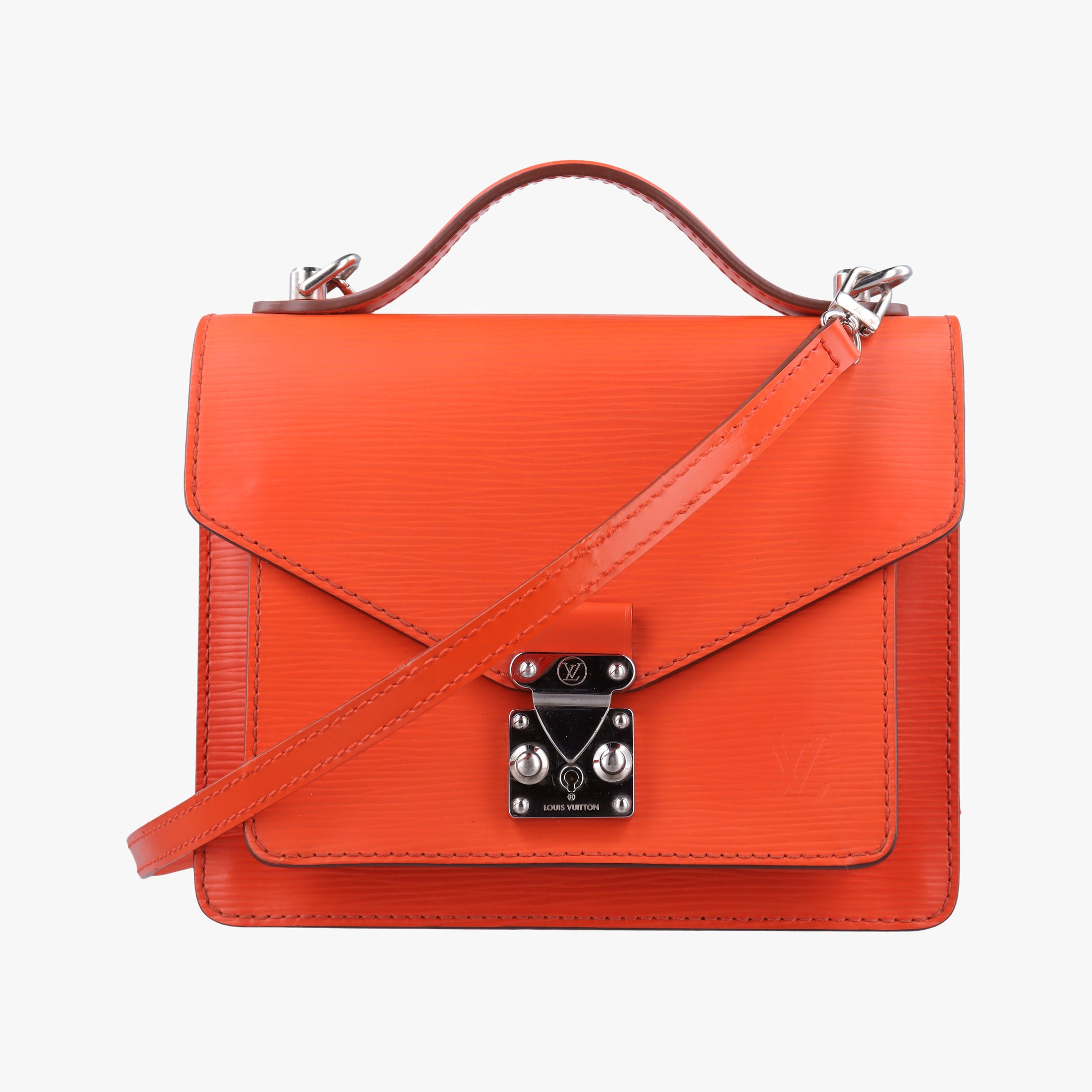 Pre-owned Louis Vuitton MONCEAU BB PIMENT Epi M40784 shoulderbag | stylenewstar