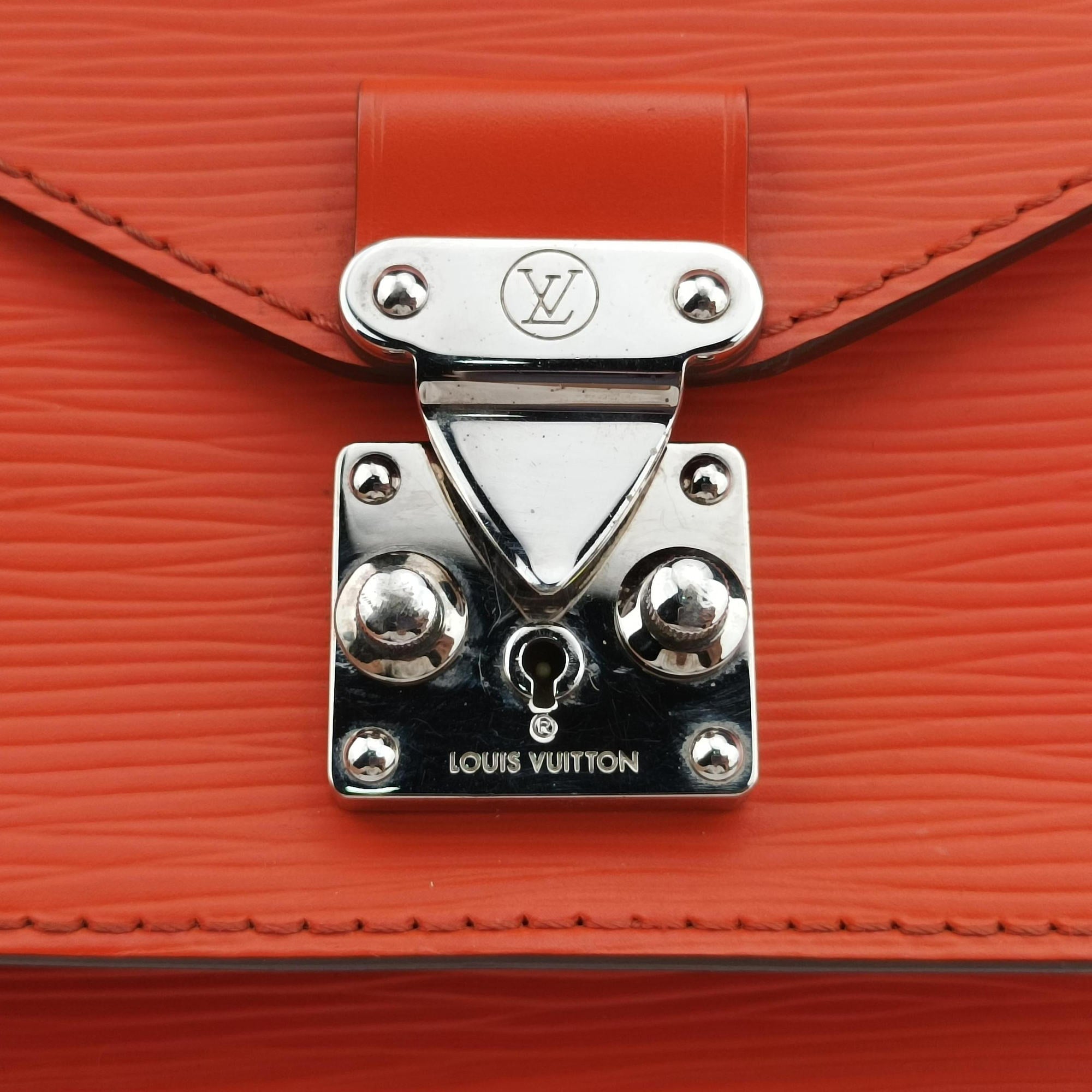 Pre-owned Louis Vuitton MONCEAU BB PIMENT Epi M40784 shoulderbag | stylenewstar